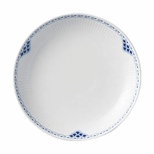 Royal Copenhagen Frokosttallerkener Prinsesse Moderne Tallerken i Blå, 20 cm, 1