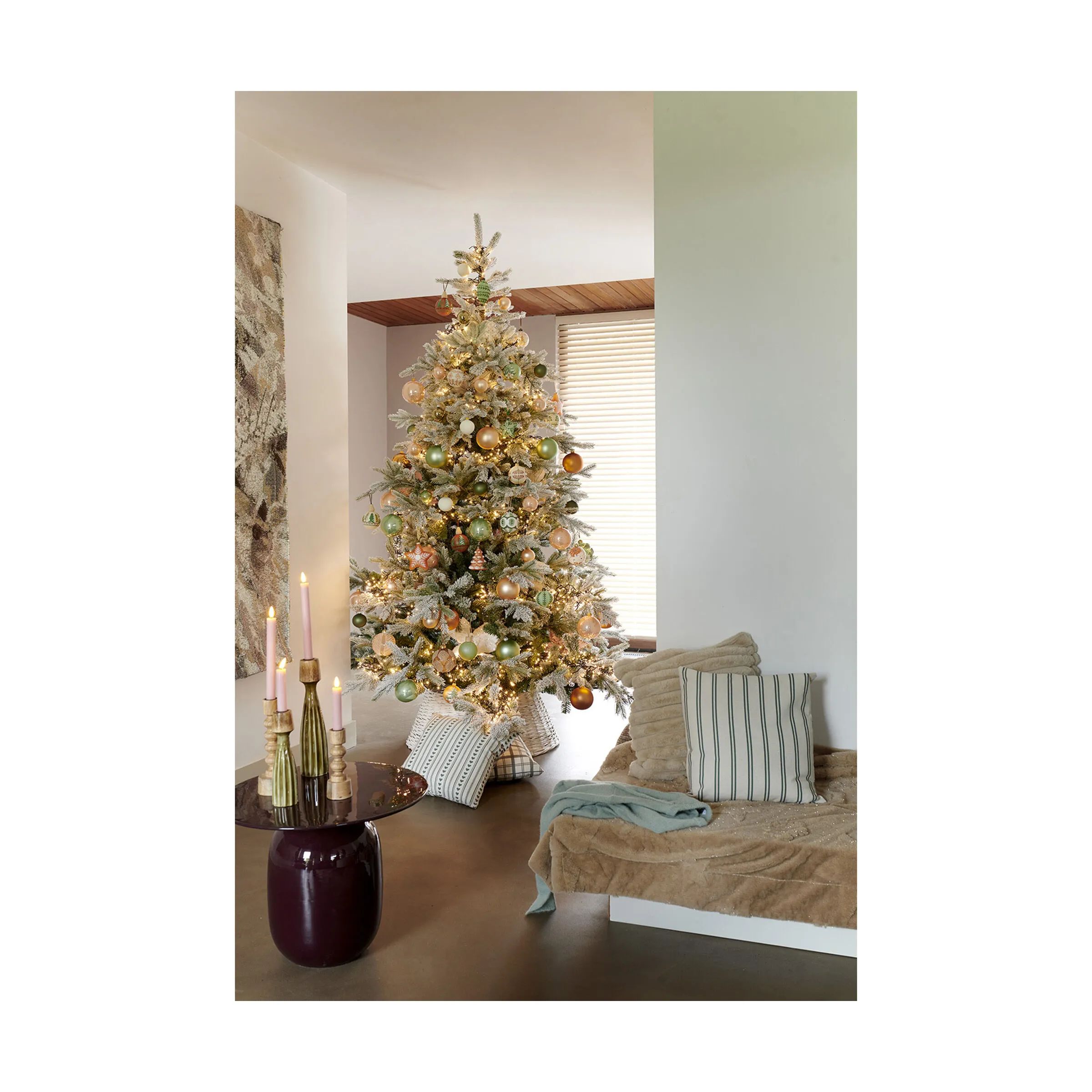 Casa Christmas Juletræer Grandis Fir Kunstigt Juletræ m. sne i 180 cm, 4