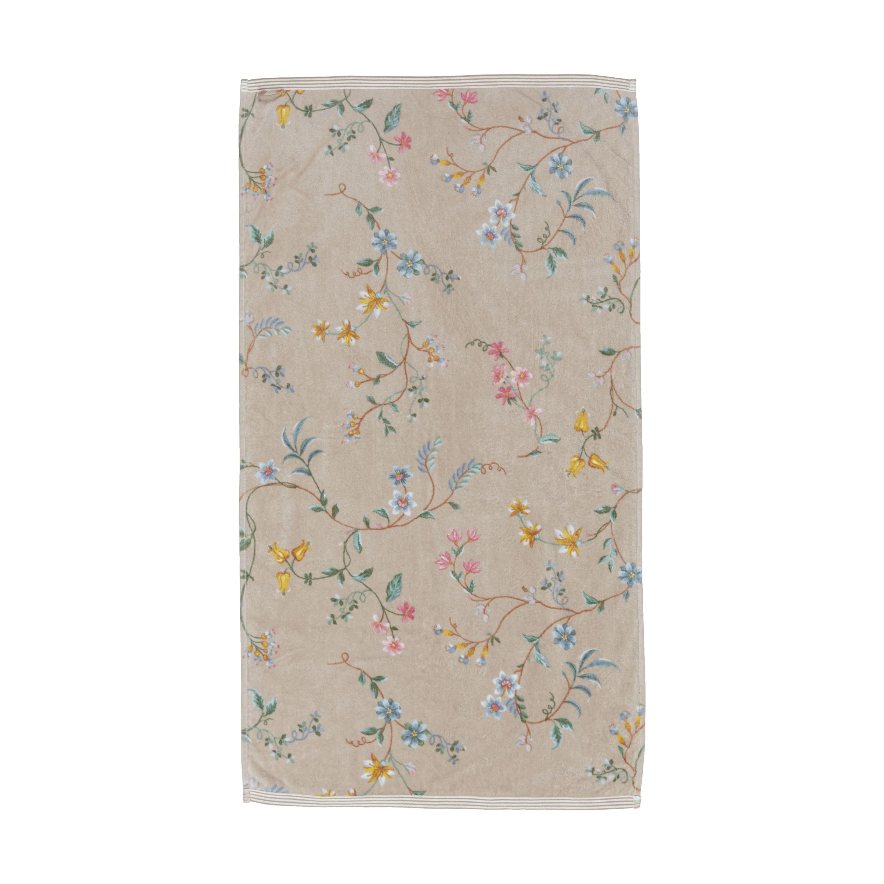 PIP Studio Håndklæder Les Fleurs Håndklæde i Khaki , B55 x L100 cm, 1