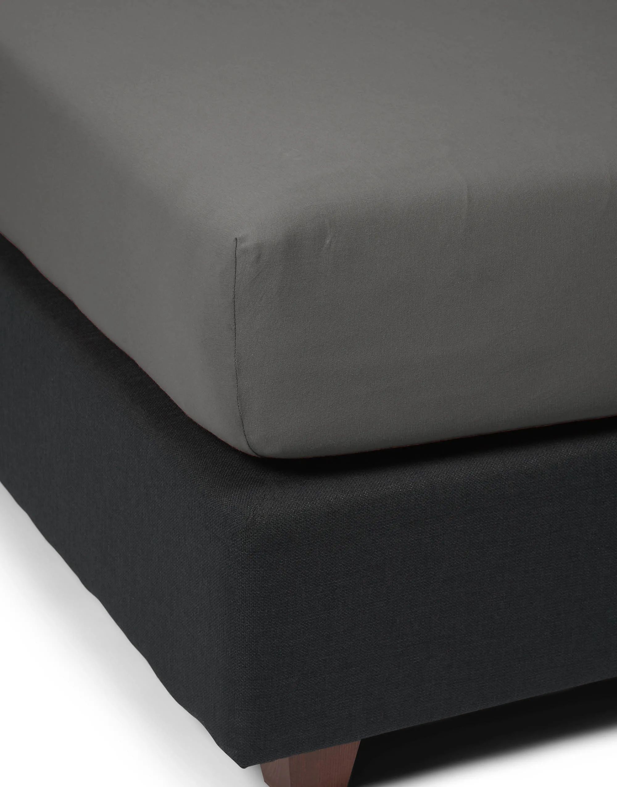 Essenza Lagner The Perfect Organic Jersey Organic Jersey Boxlagen i Steel grey , B200 x L220 cm, 3