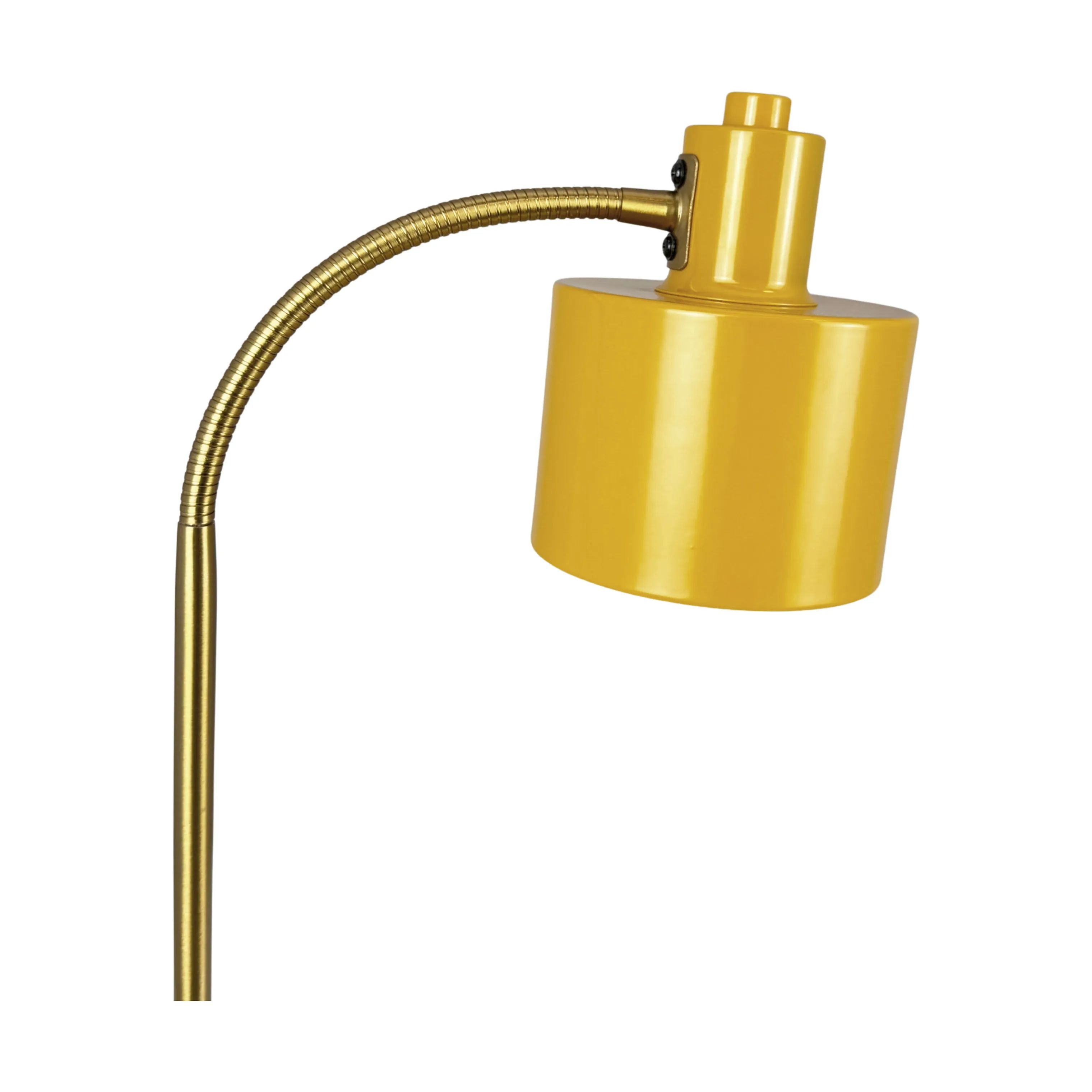 Dyberg Larsen Bordlamper Ocean Bordlampe i Karry/ messing/ turkis, 45 cm, 4