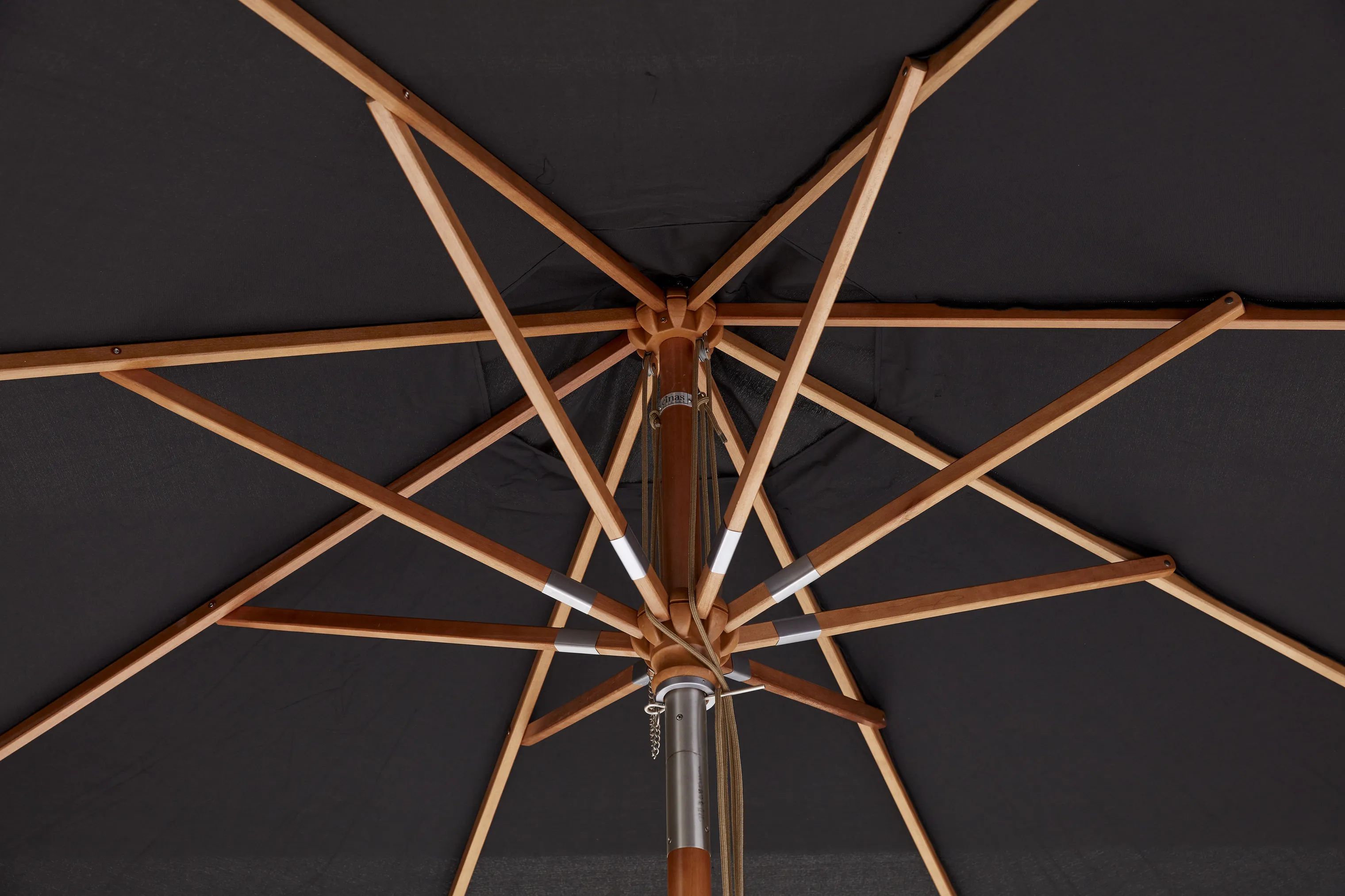 cinas Parasoller Pomino Parasol i Natur/Sort, 2