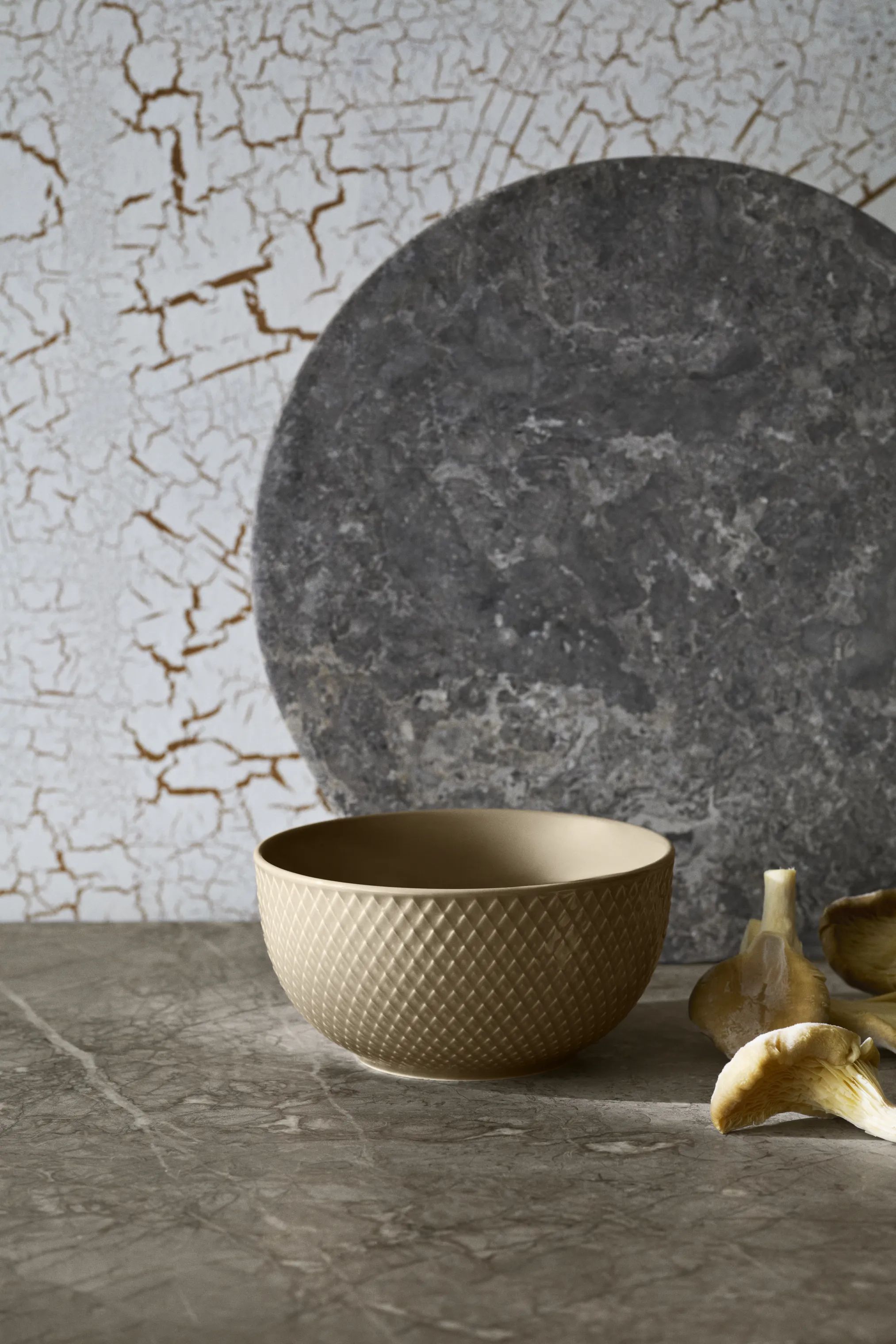 Lyngby Porcelæn Skåle Rhombe Earth Skål i Clay, 6