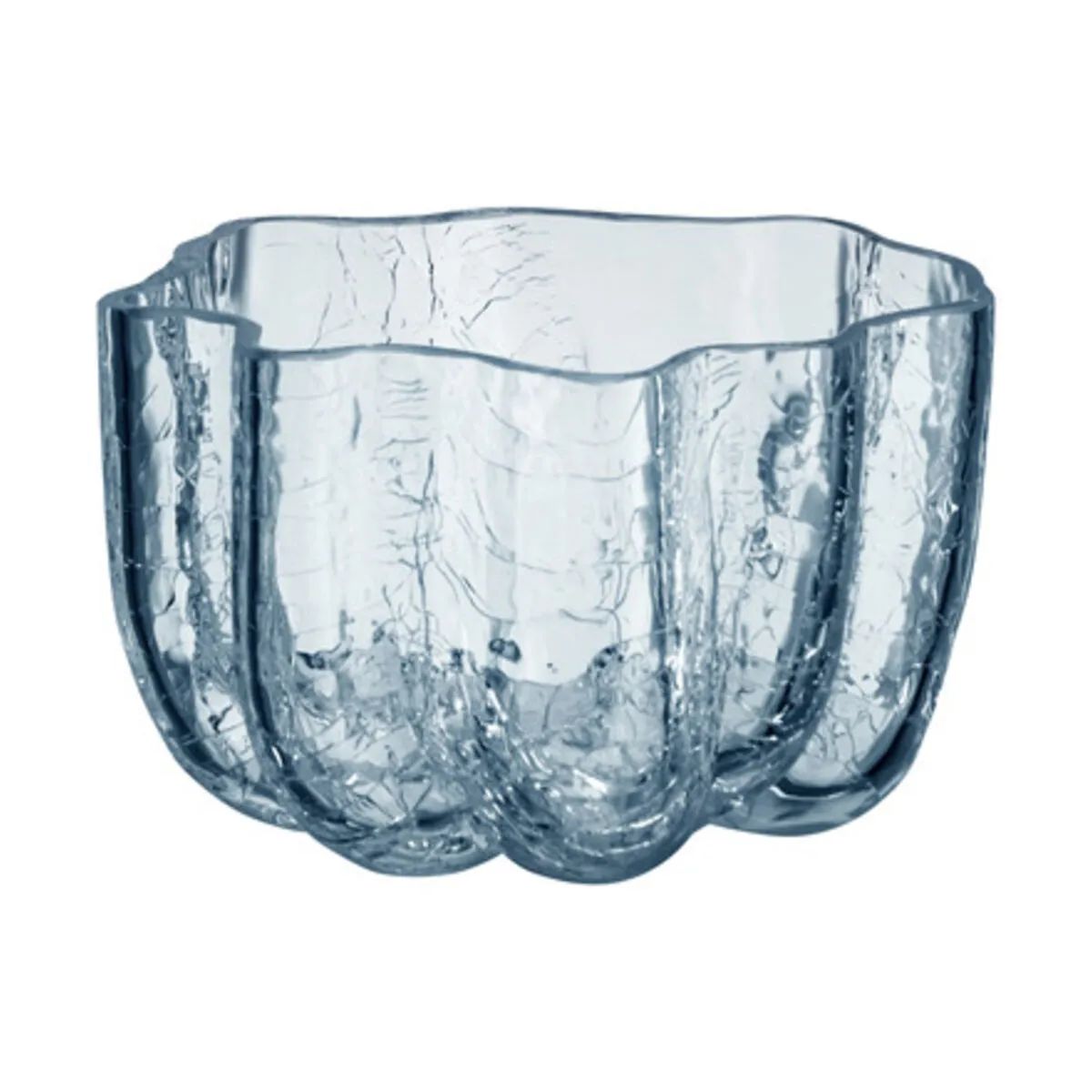 Kosta Boda Fyrfadsstage Crackle Lysestage i Circular, 1