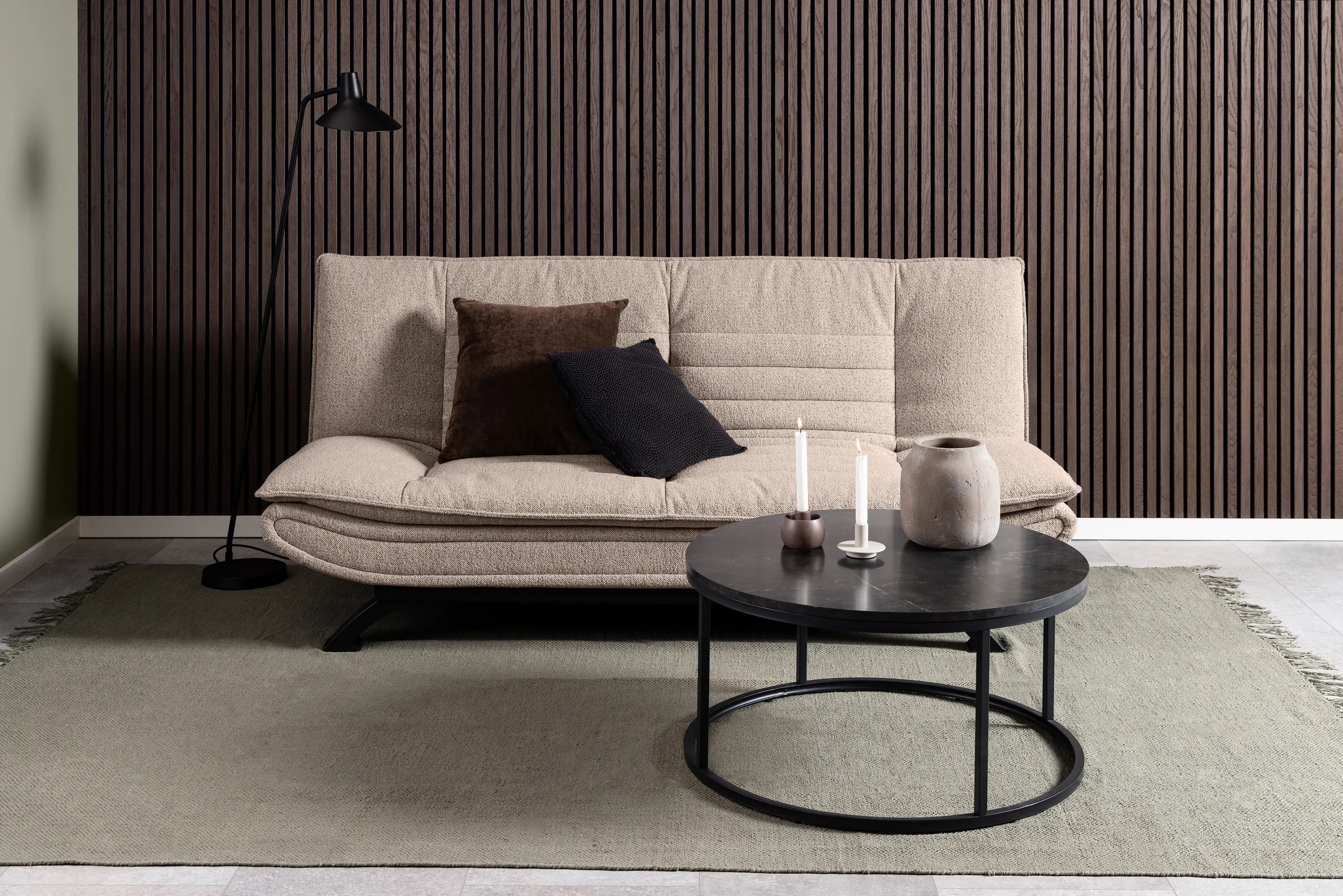 CASA Living Daybeds Faith Sovesofa i beige/mat sort, 2
