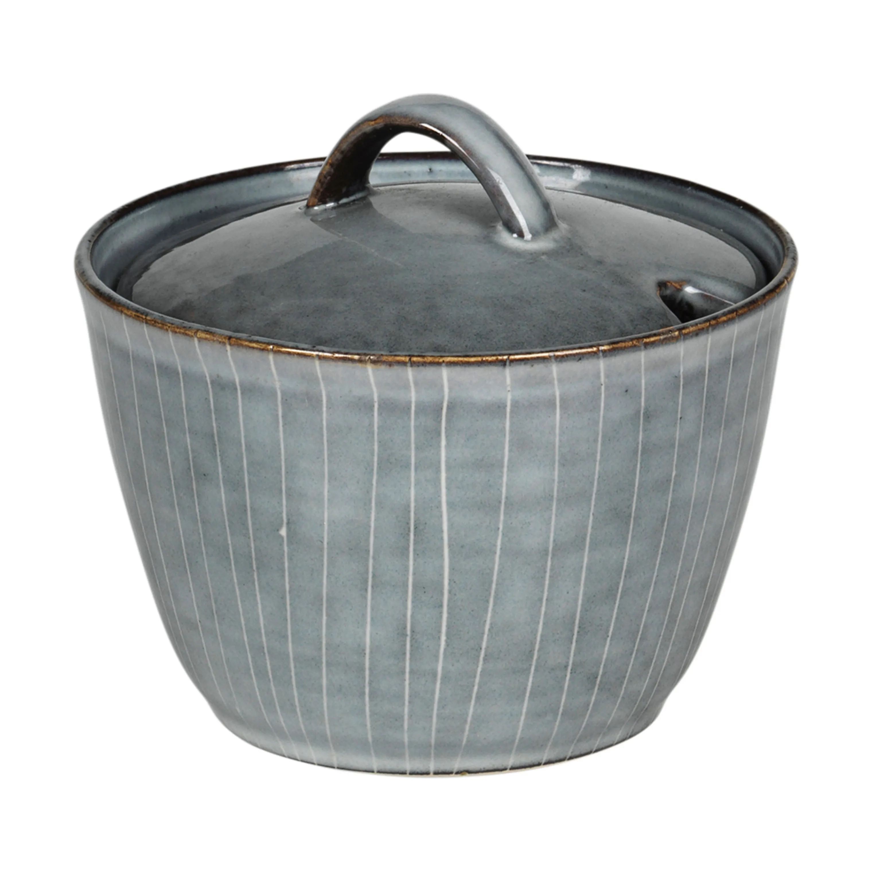 Broste Copenhagen Sukkerskåle Nordic Sea Sukkerskål i Soft Blue, 1