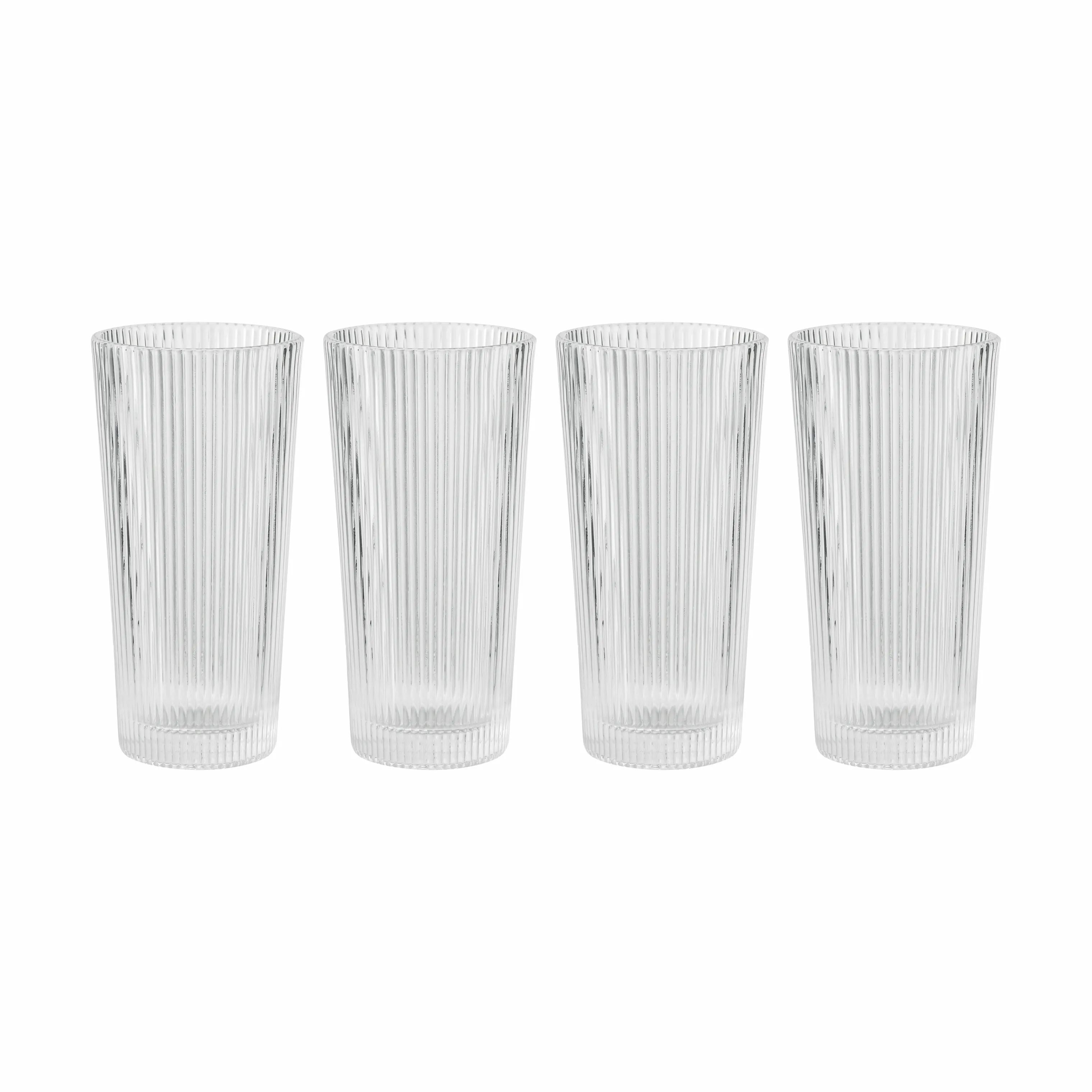 Stelton Vandglas Pilastro Glas - 4 stk. i klar, 4 stk. x 30 cl, 1