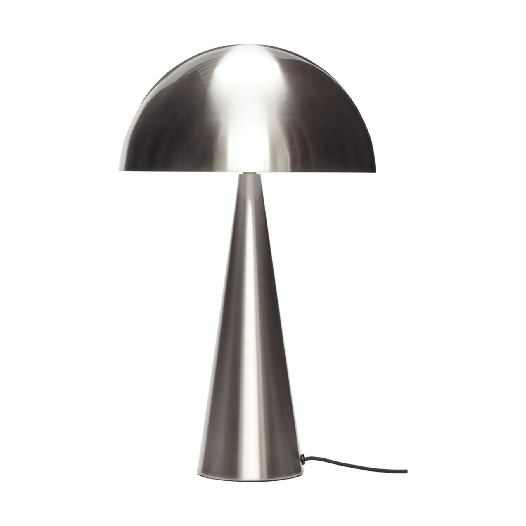 Hübsch Bordlamper Mush Bordlampe i Børstet stål, 50 cm, 1