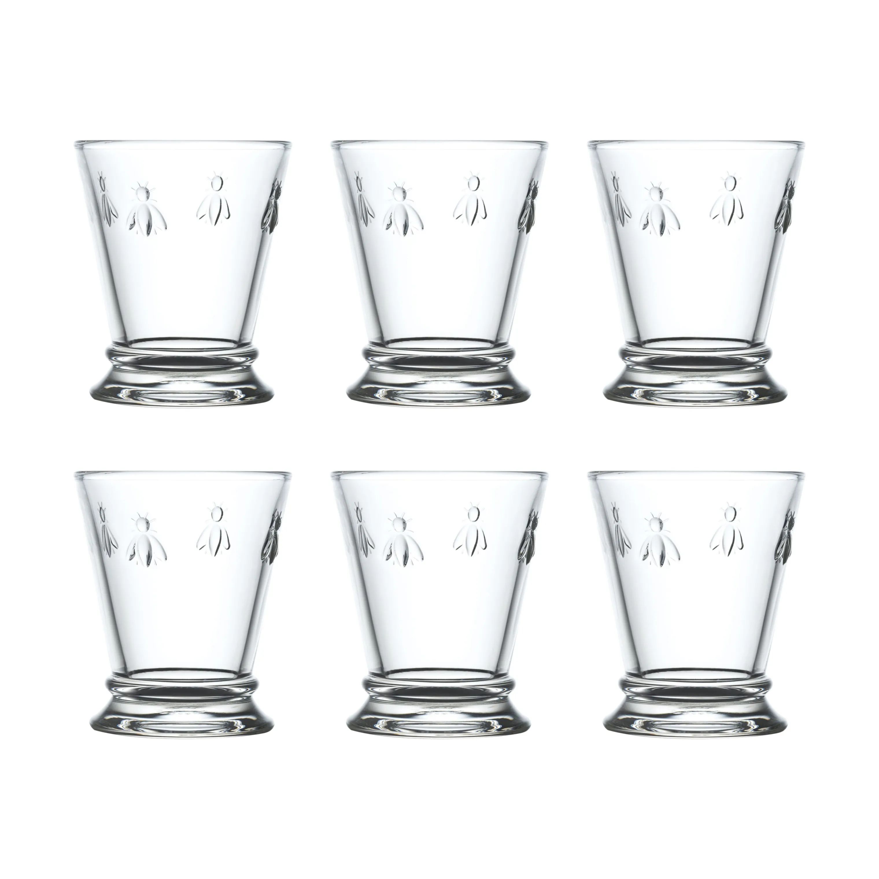 La Rochère Vandglas Abeille Vandglas - 6 stk. i 18 cl - Klar - Bier, 1