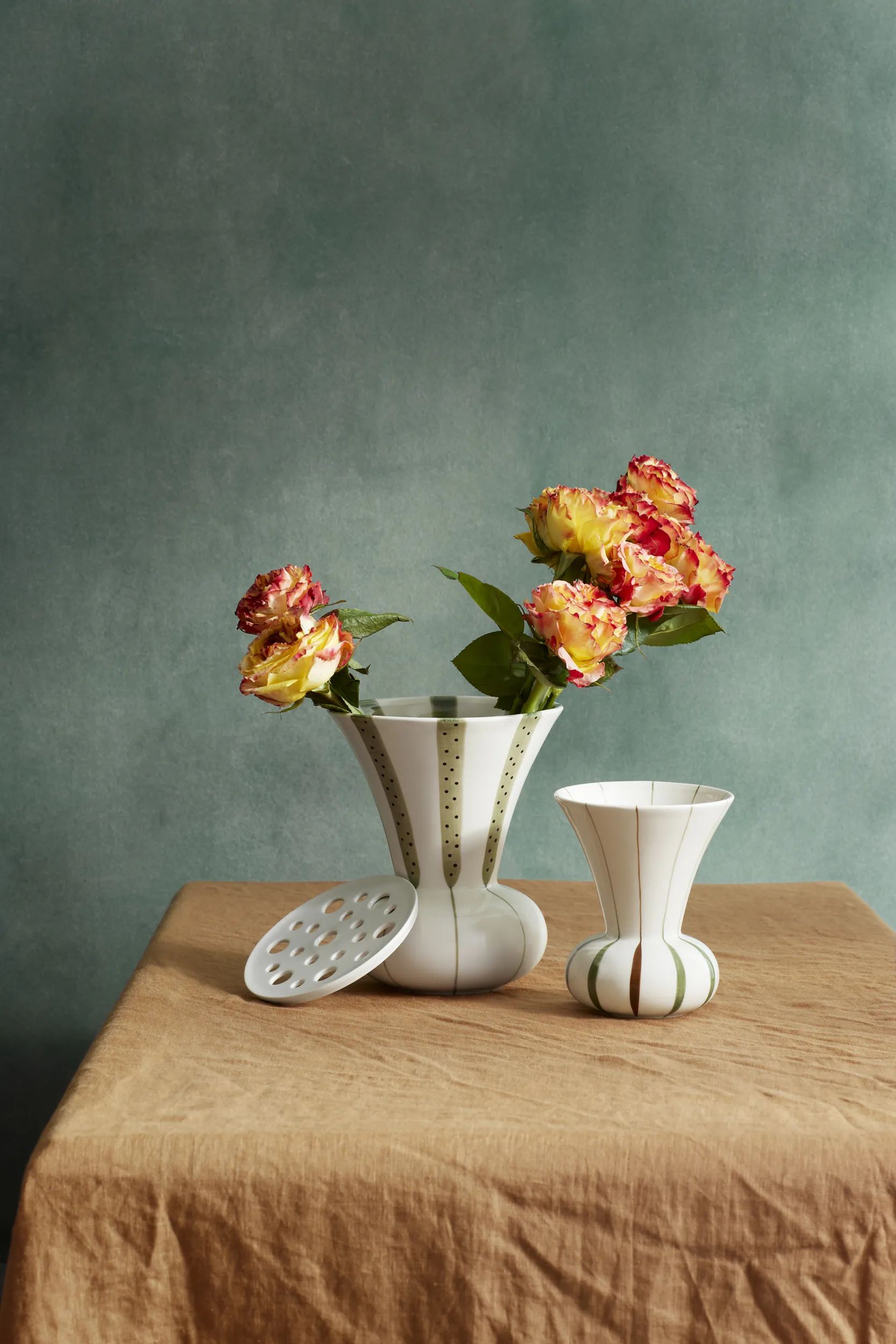 Kähler Vaser Signature Vase i grøn, 20 cm, 3