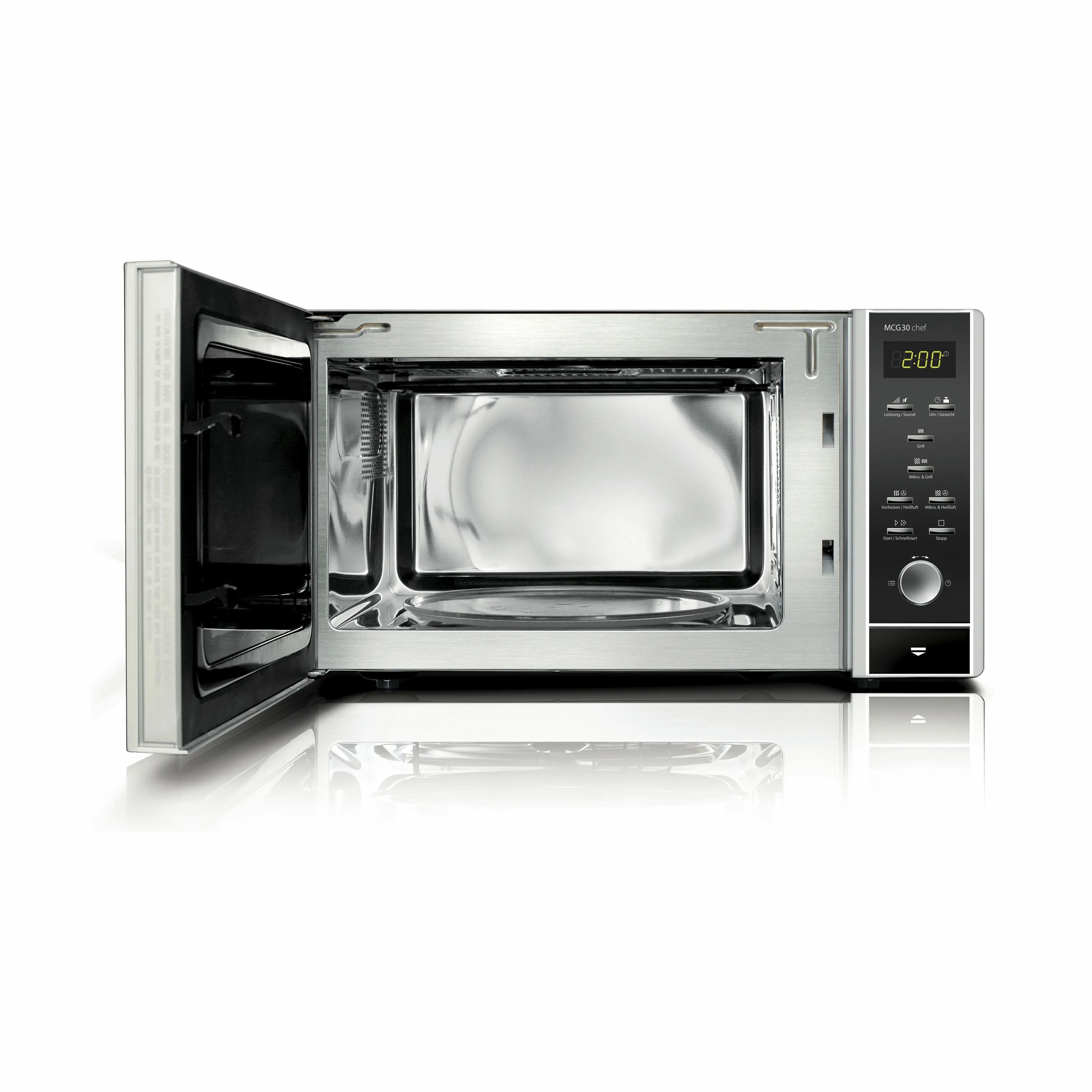 Caso Miniovne Mikro-/ Kombiovn CS3380 i Sort/Sølv, 2