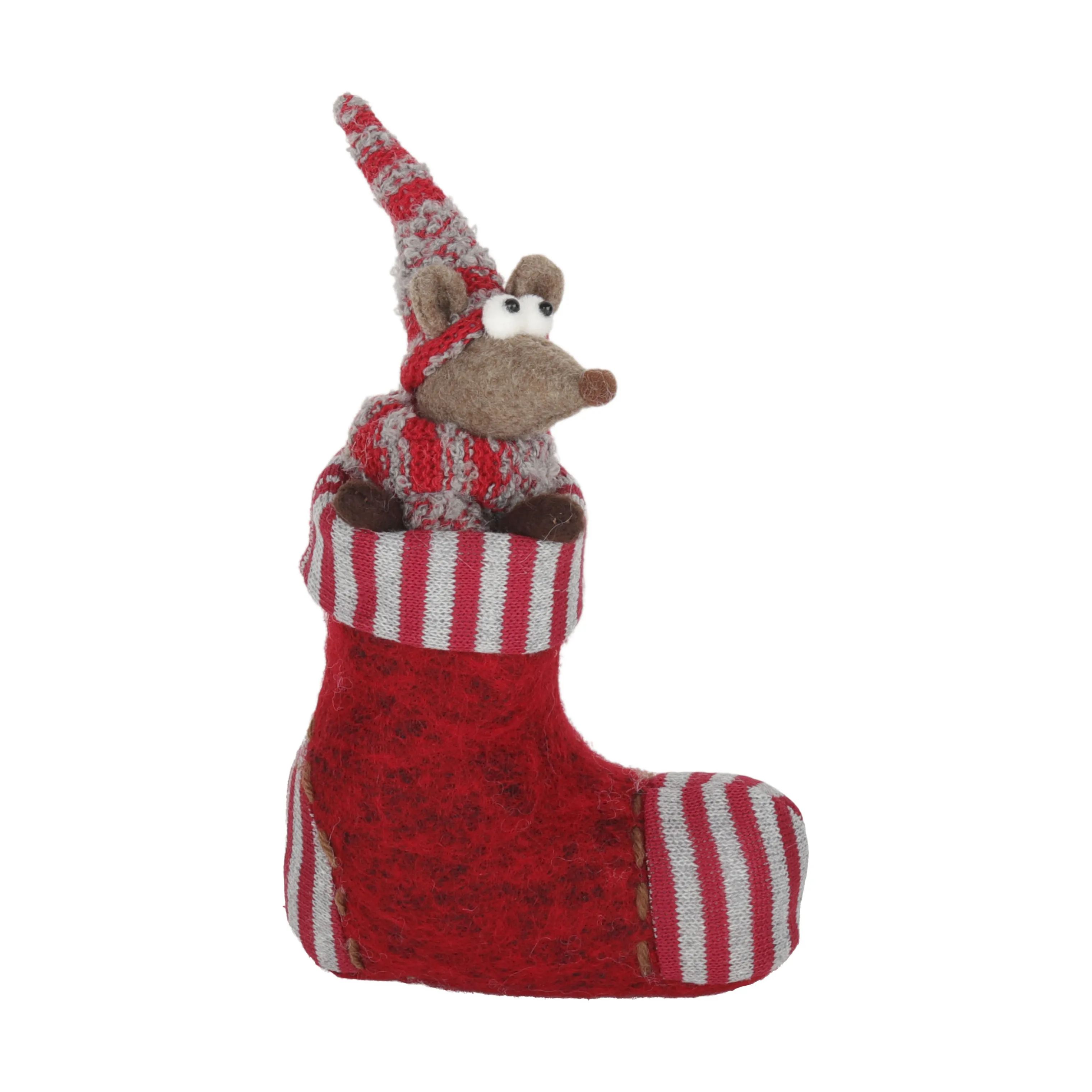 Casa Christmas Dyrefigurer Julemus i 28 cm, 1
