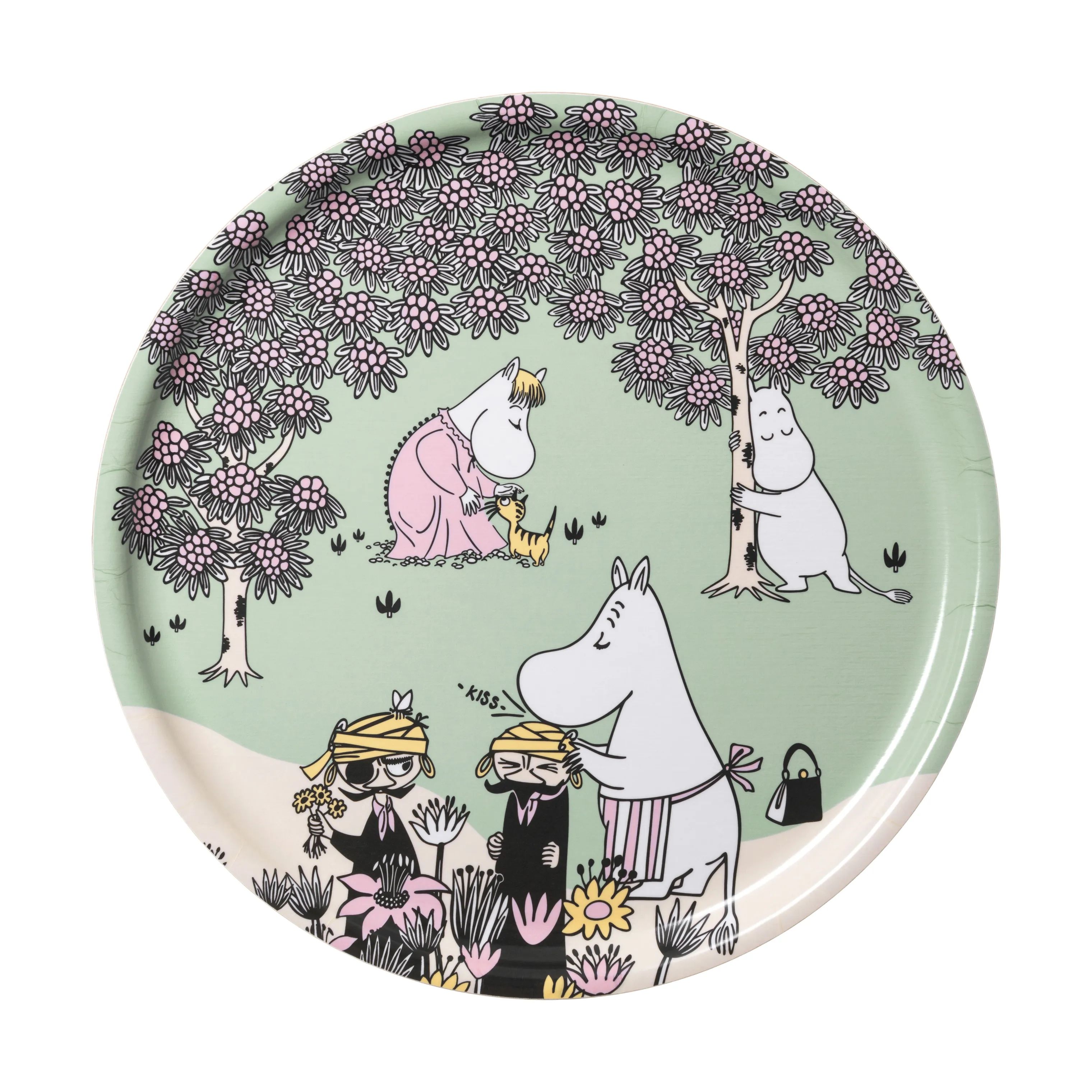 Moomin Arabia Bakker Love Kærlig omsorg Serveringsbakke i Kærlig omsorg, 1
