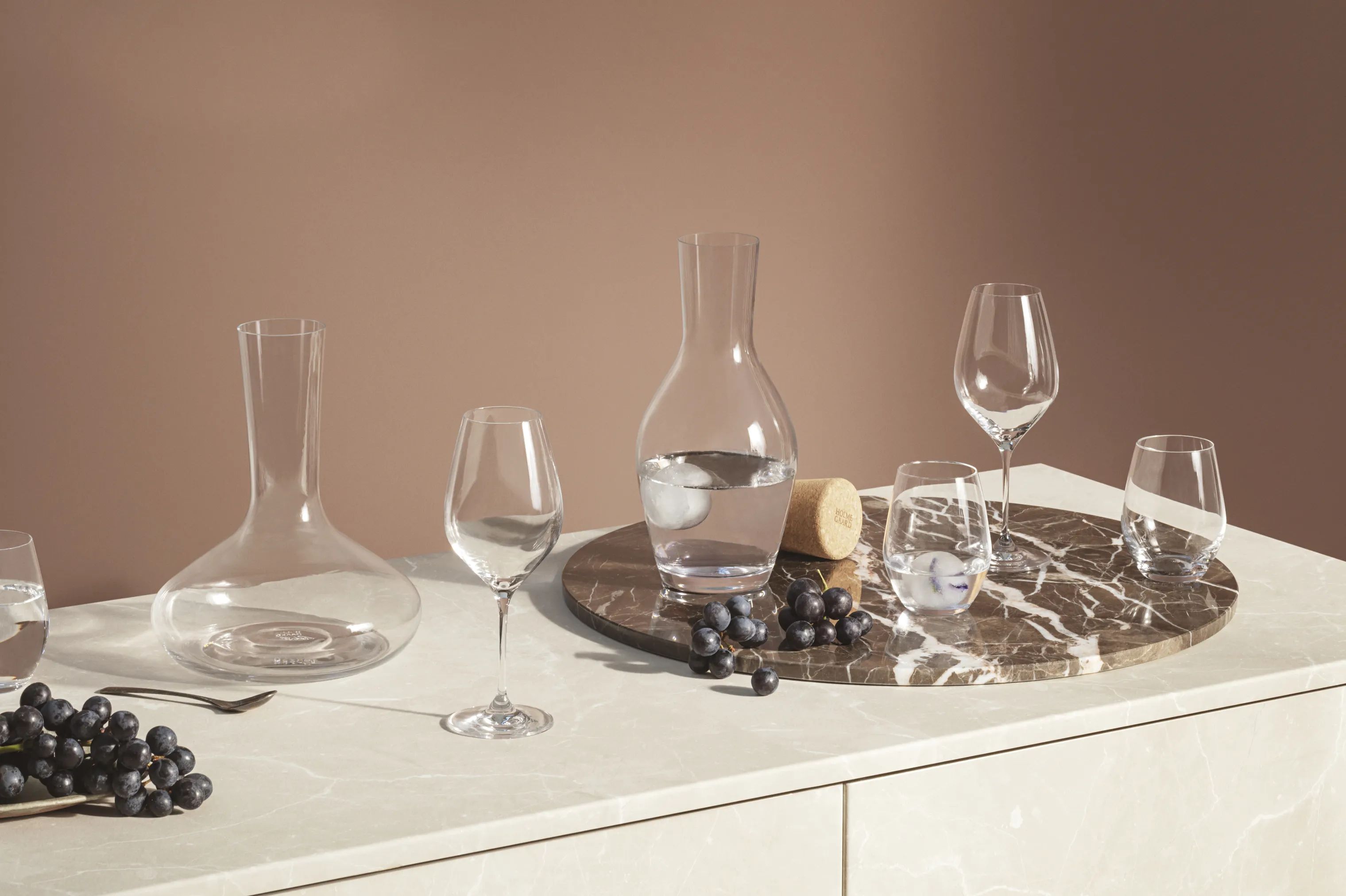 Holmegaard Vinkarafler Cabernet Vinkaraffel i klar, 4