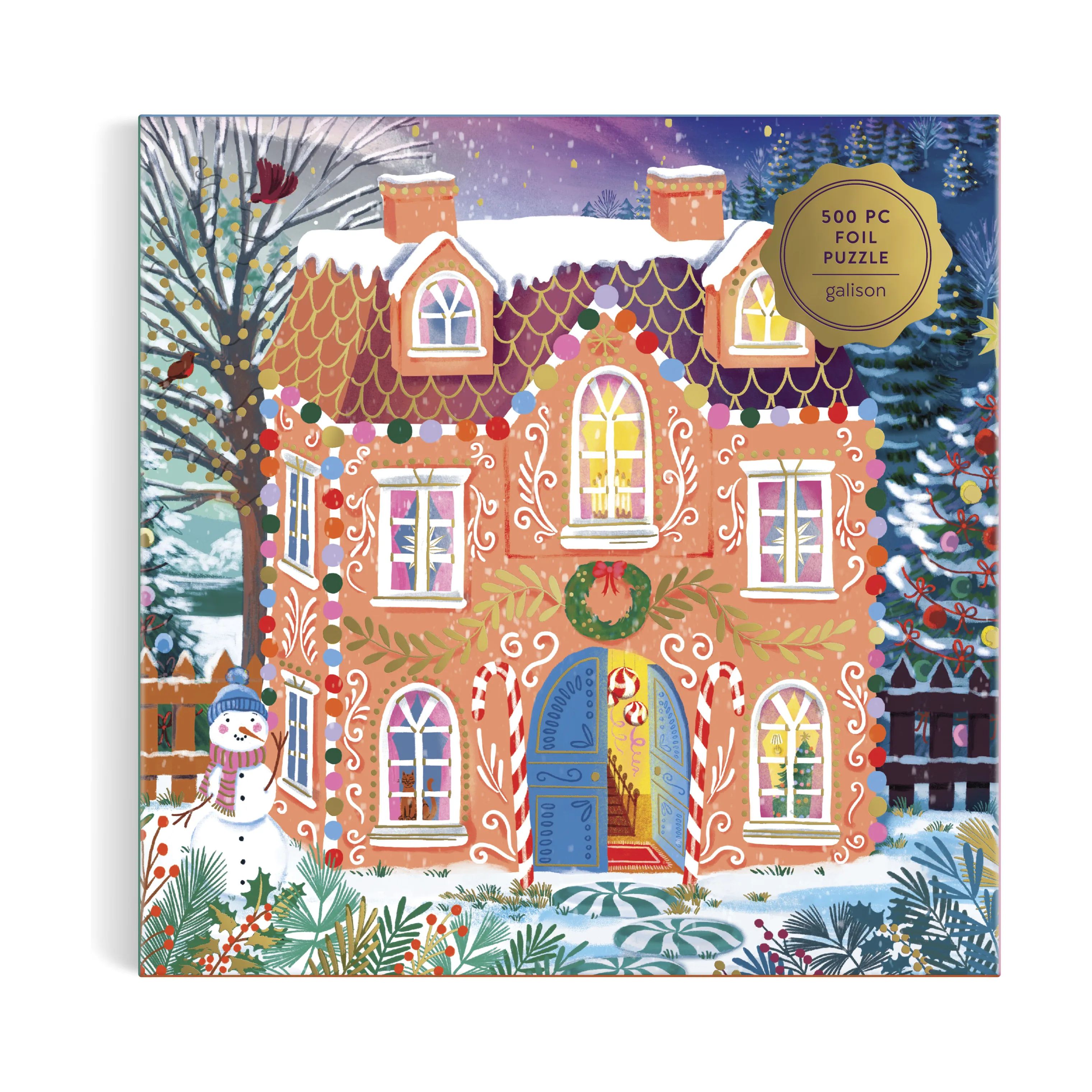 Galison Puslespil Puslespil - Home Sweet Holiday i multi home sweet, 3