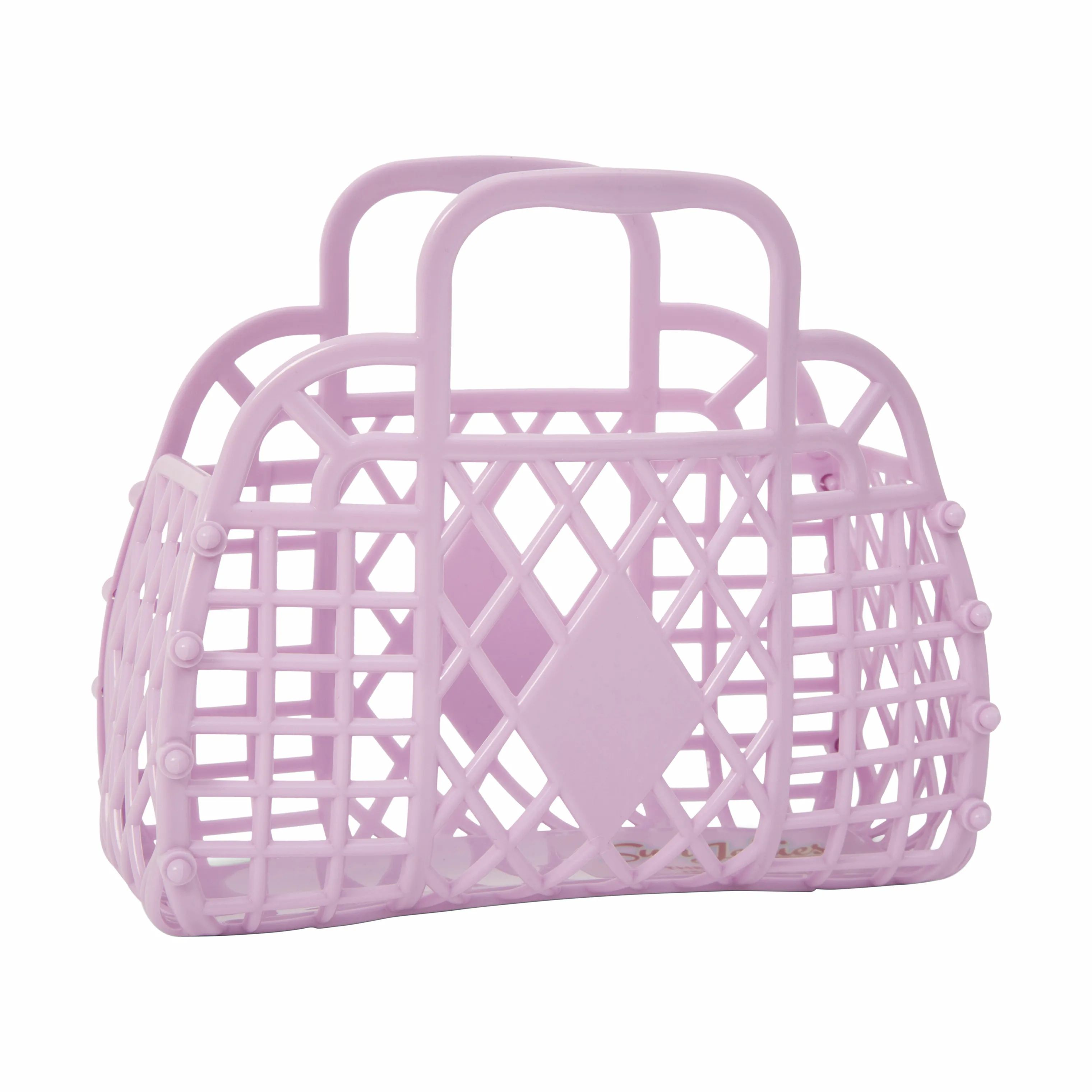 Sun Jellies Øvrigt interiør Retro Basket Mini Retro Taske - Mini i Lilac, 1