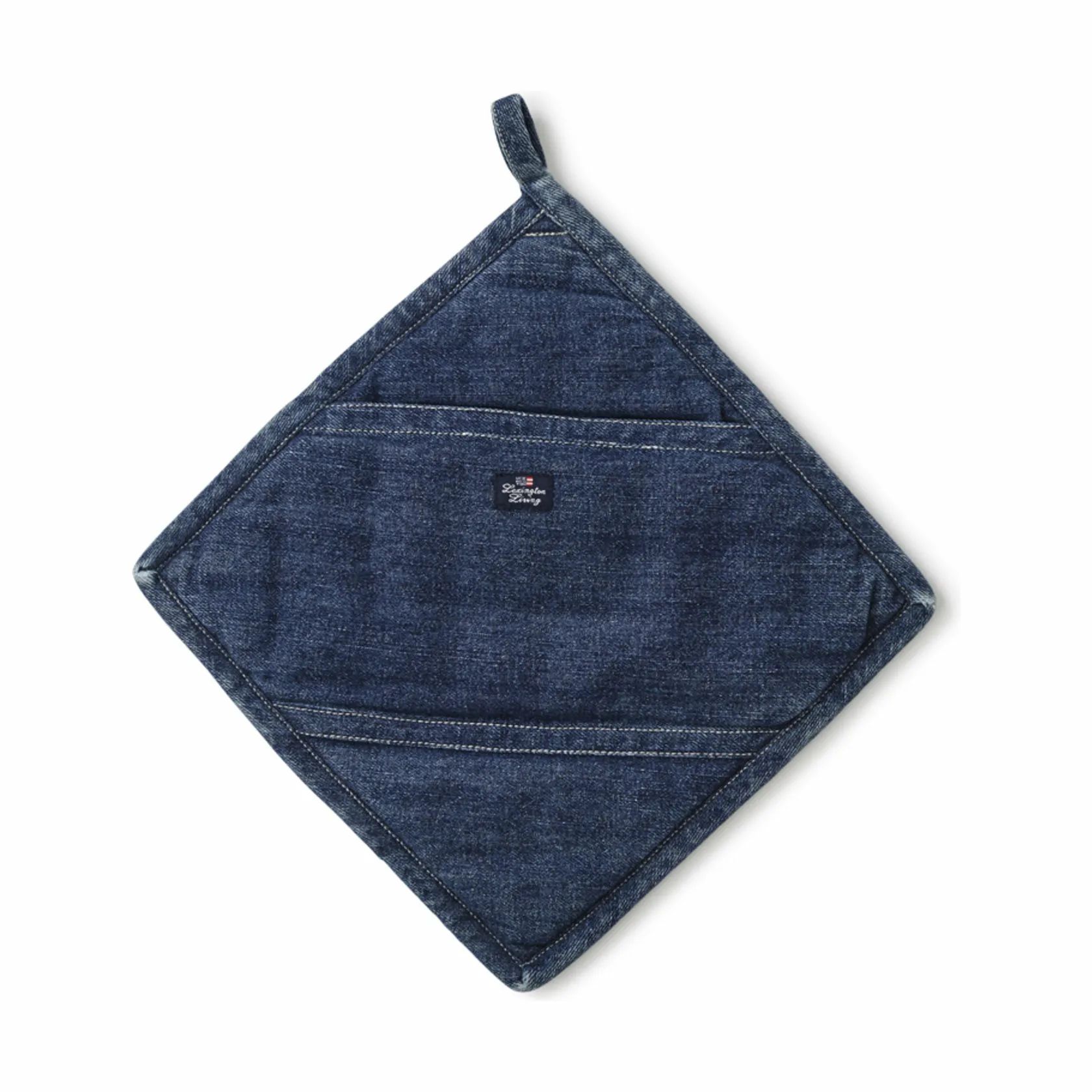 Lexington Grydelapper Icons Cotton Twill Denim Grydelap i Denim Blue, 1