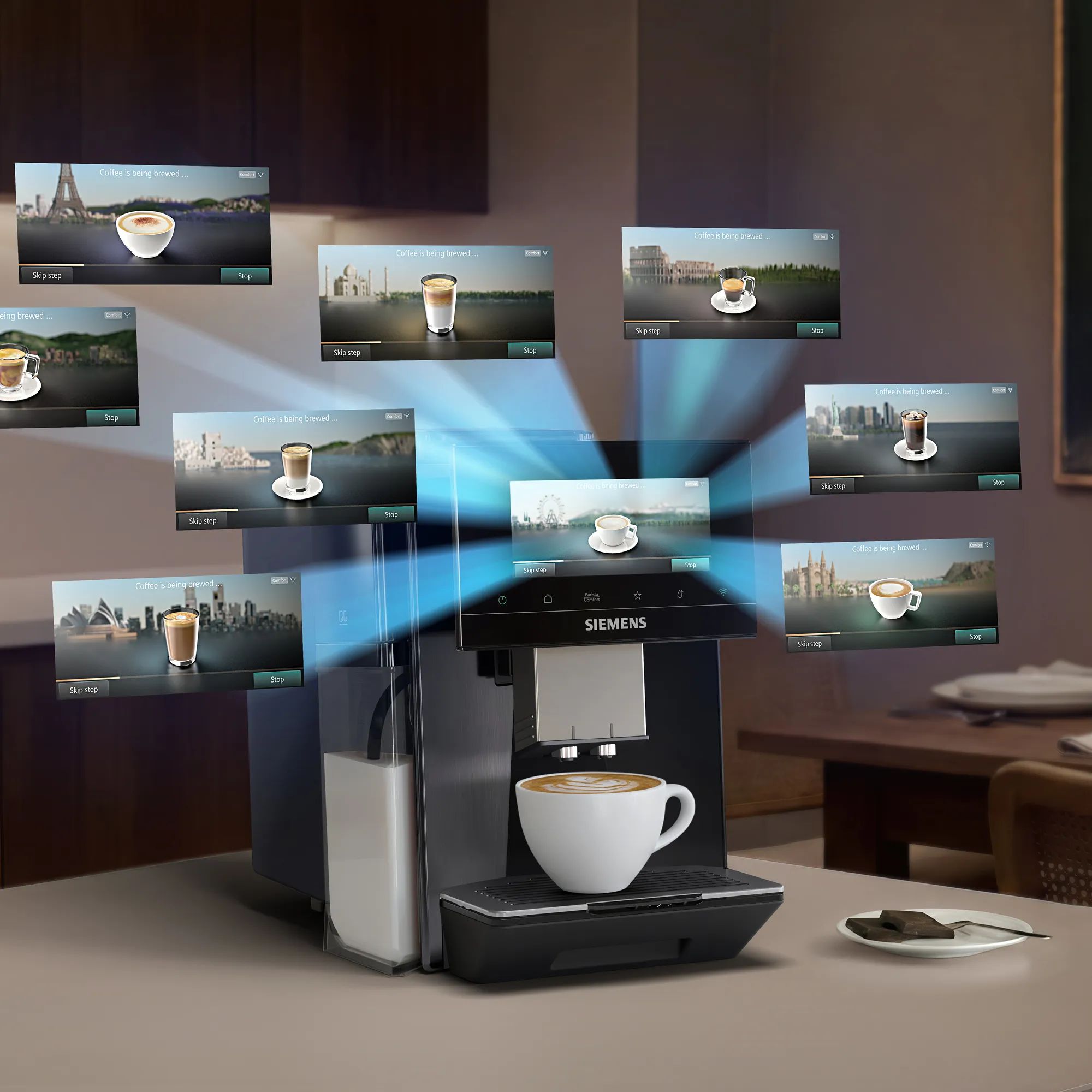 Siemens Espressomaskiner EQ900 Plus iAroma Espressomaskine TQ925EZ5 i Grå, 2