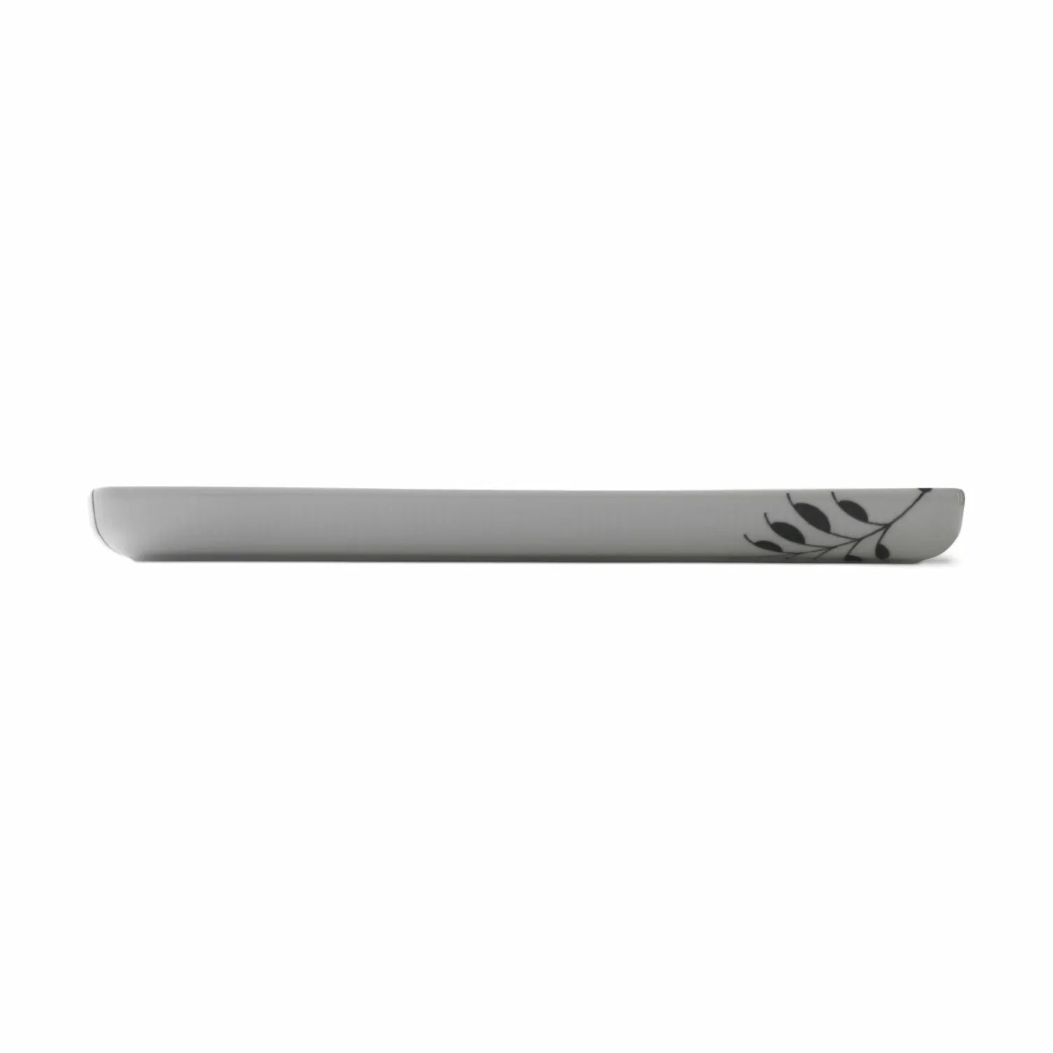 Royal Copenhagen Serveringsfade Sort Mega Riflet Fad i Sort/hvid, 36 cm, 5
