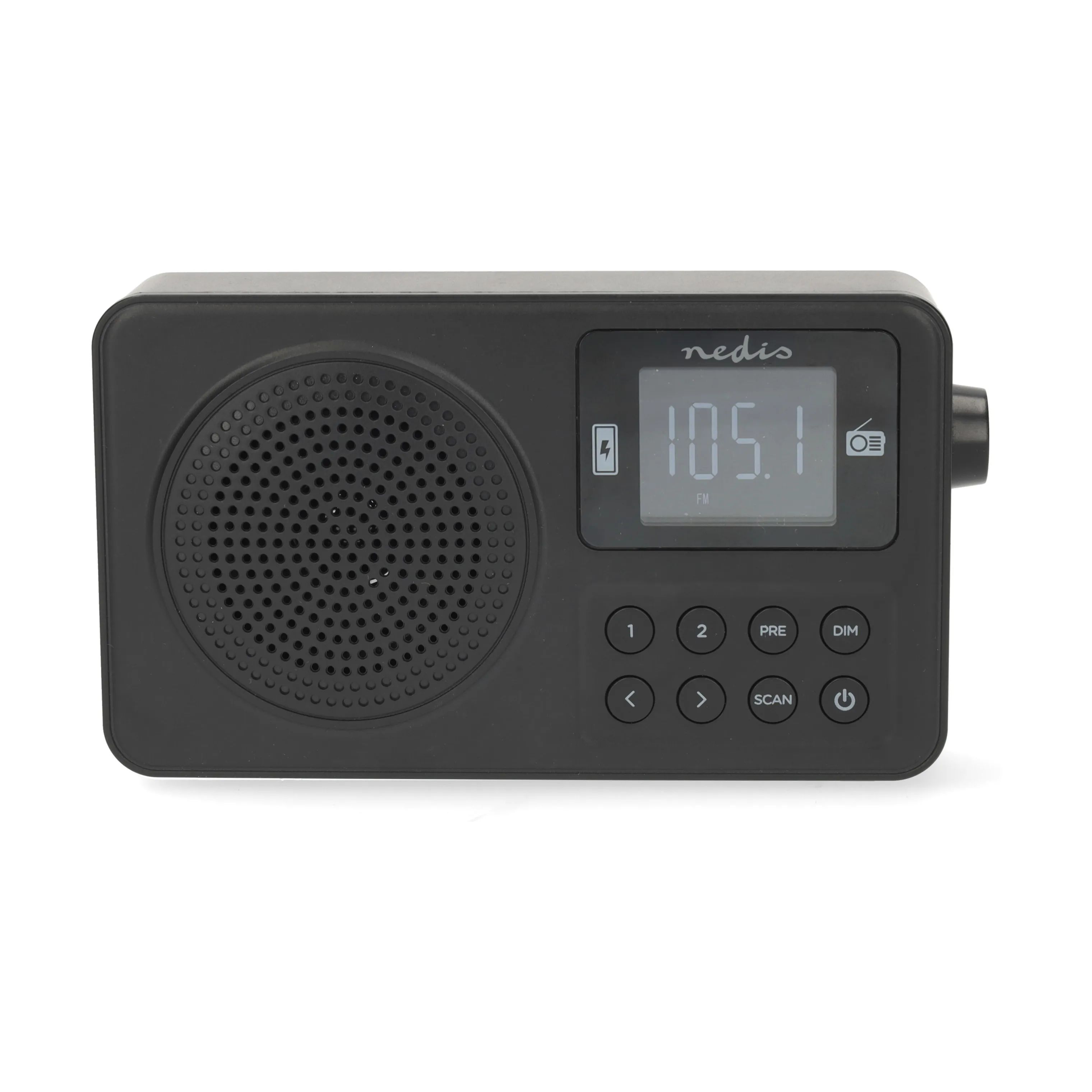 Nedis Højtalere FM Radio i Sort, 6
