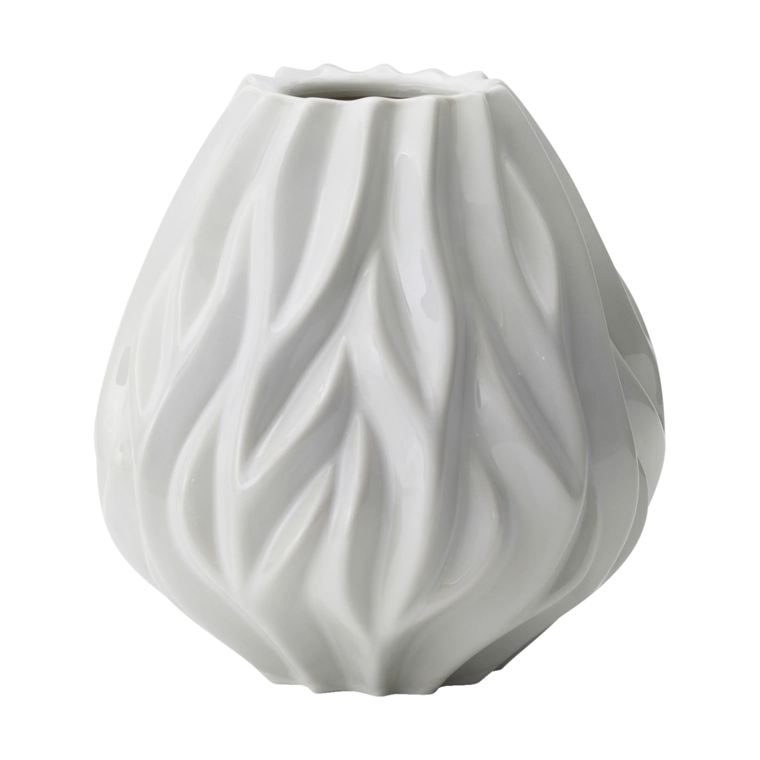 Morsø Vaser Flame Vase i Hvid, 19 cm, 1