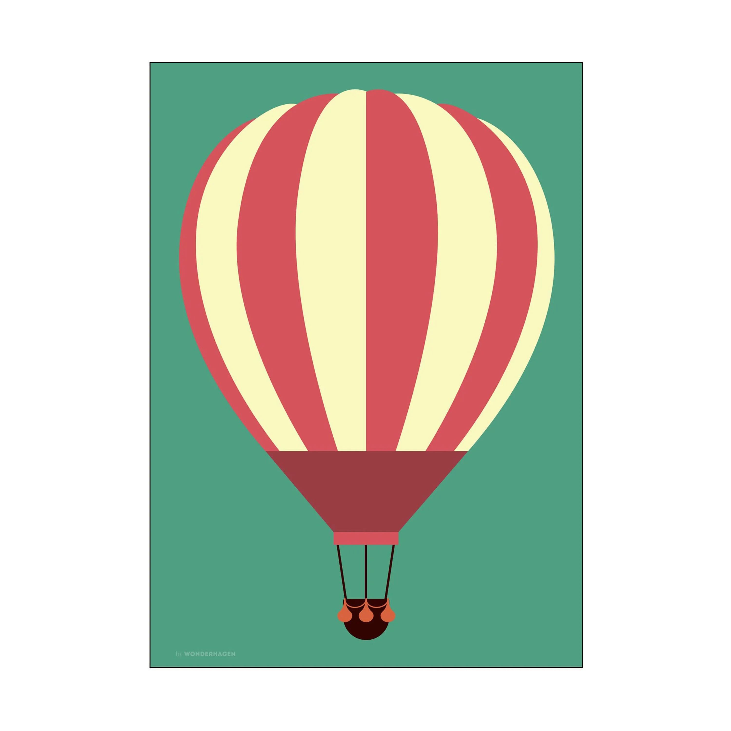 Poster&Frame Plakater Plakat - Hot Air i B30 x L40 cm, 1