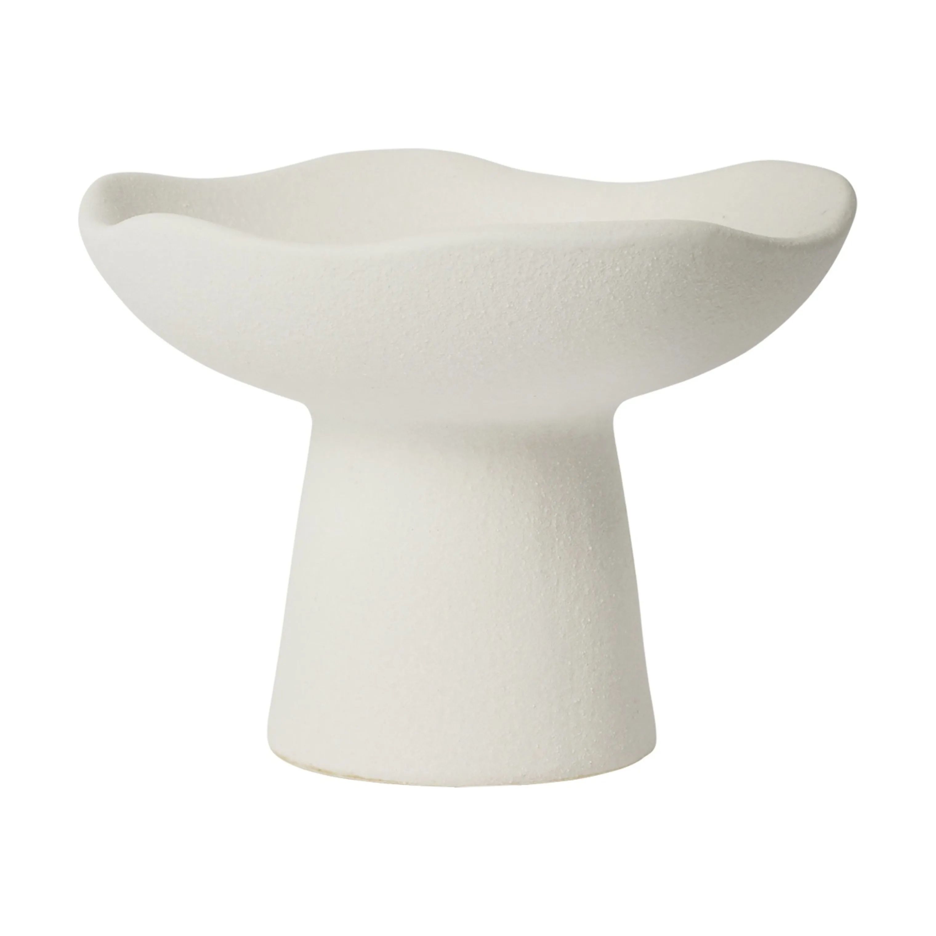 Broste Copenhagen Bloklysestage Momo Lysestage i Hvid , 9 cm, 1