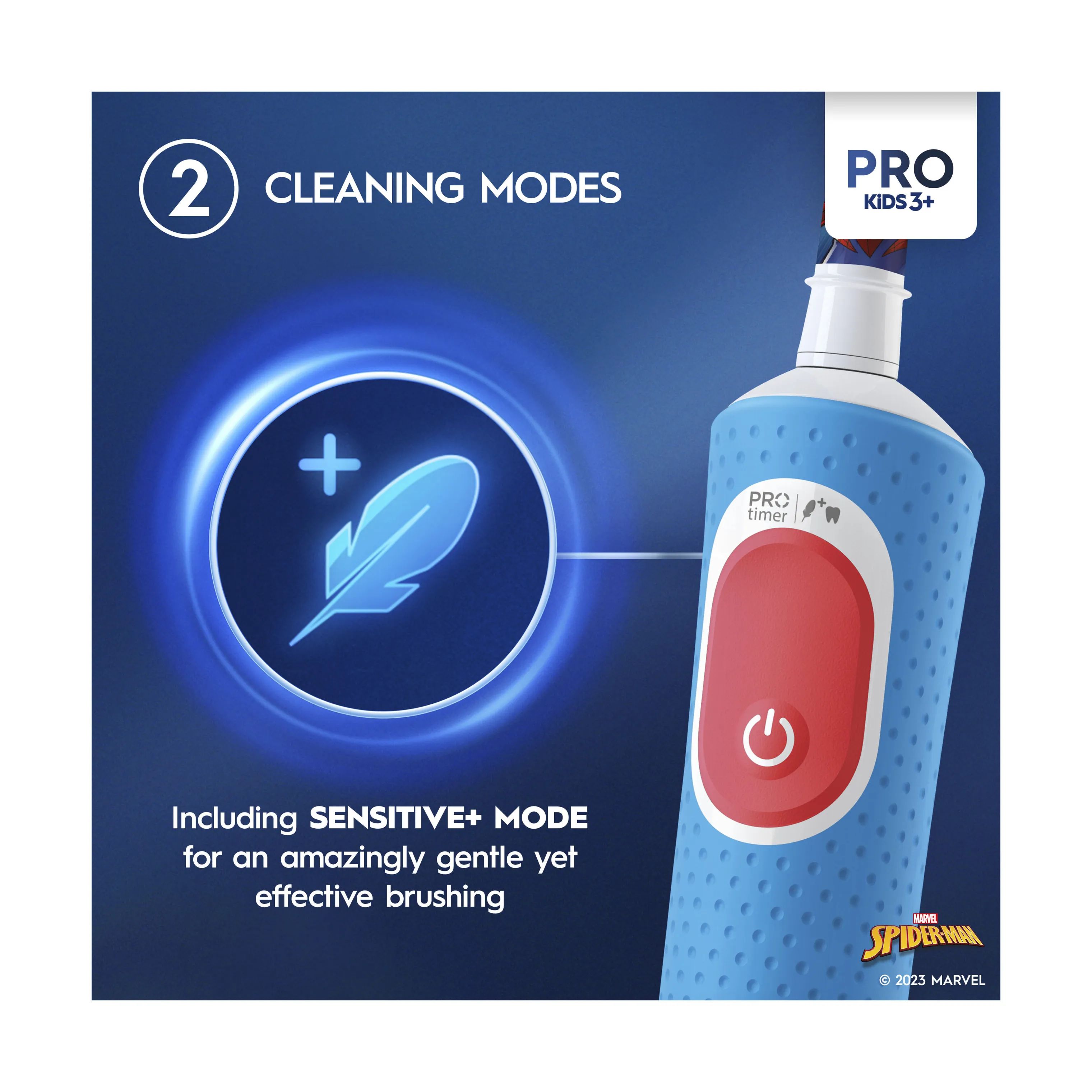 Oral-B Eltandbørster Vitality Pro Kids Elektrisk Tandbørste - Spiderman i Spiderman, 6