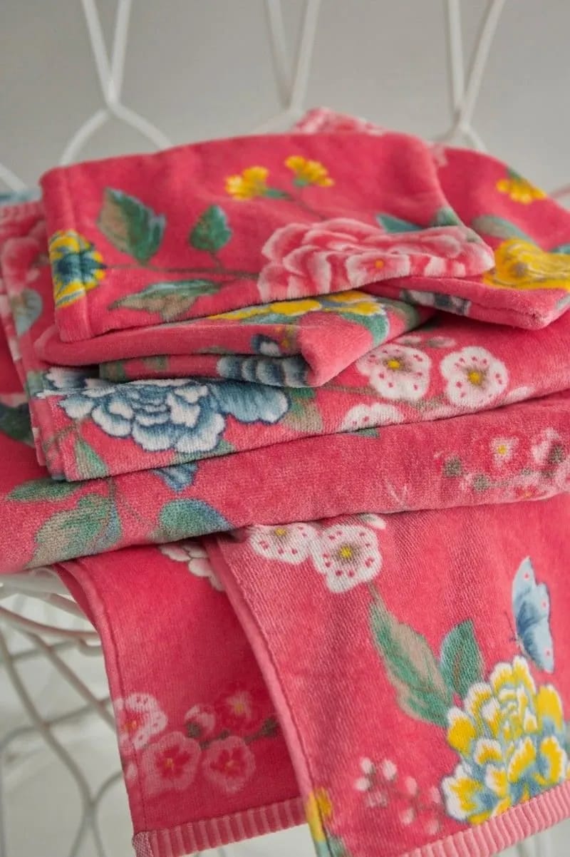 PIP Studio Håndklæder Good Evening Håndklæde i Koral, B55 x L100 cm, 3