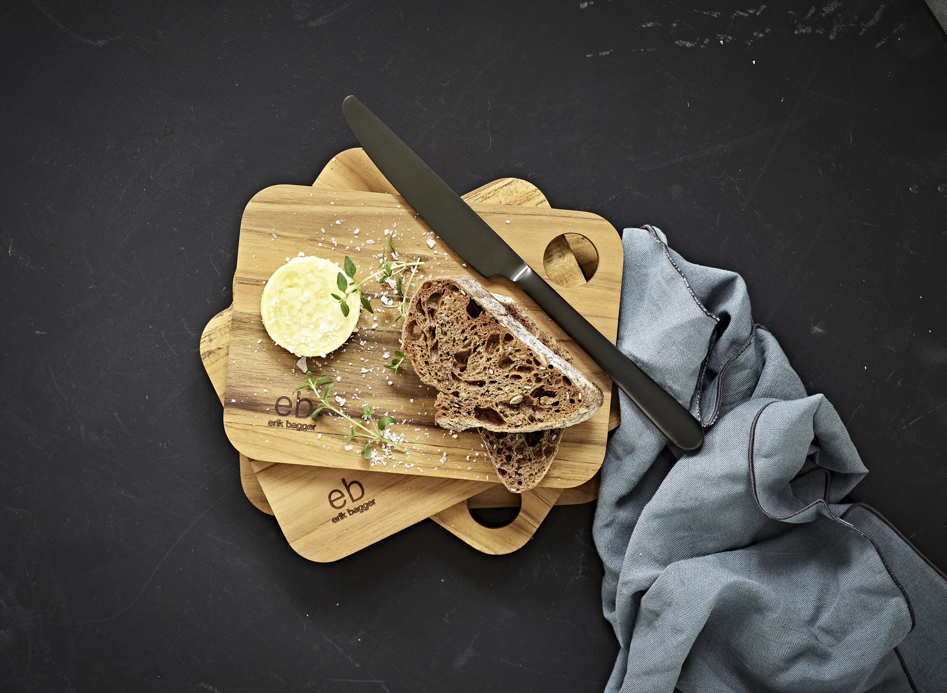 erik bagger a/s Smørebrætter Core Smørebrætter - 4 stk. i Teak, 2