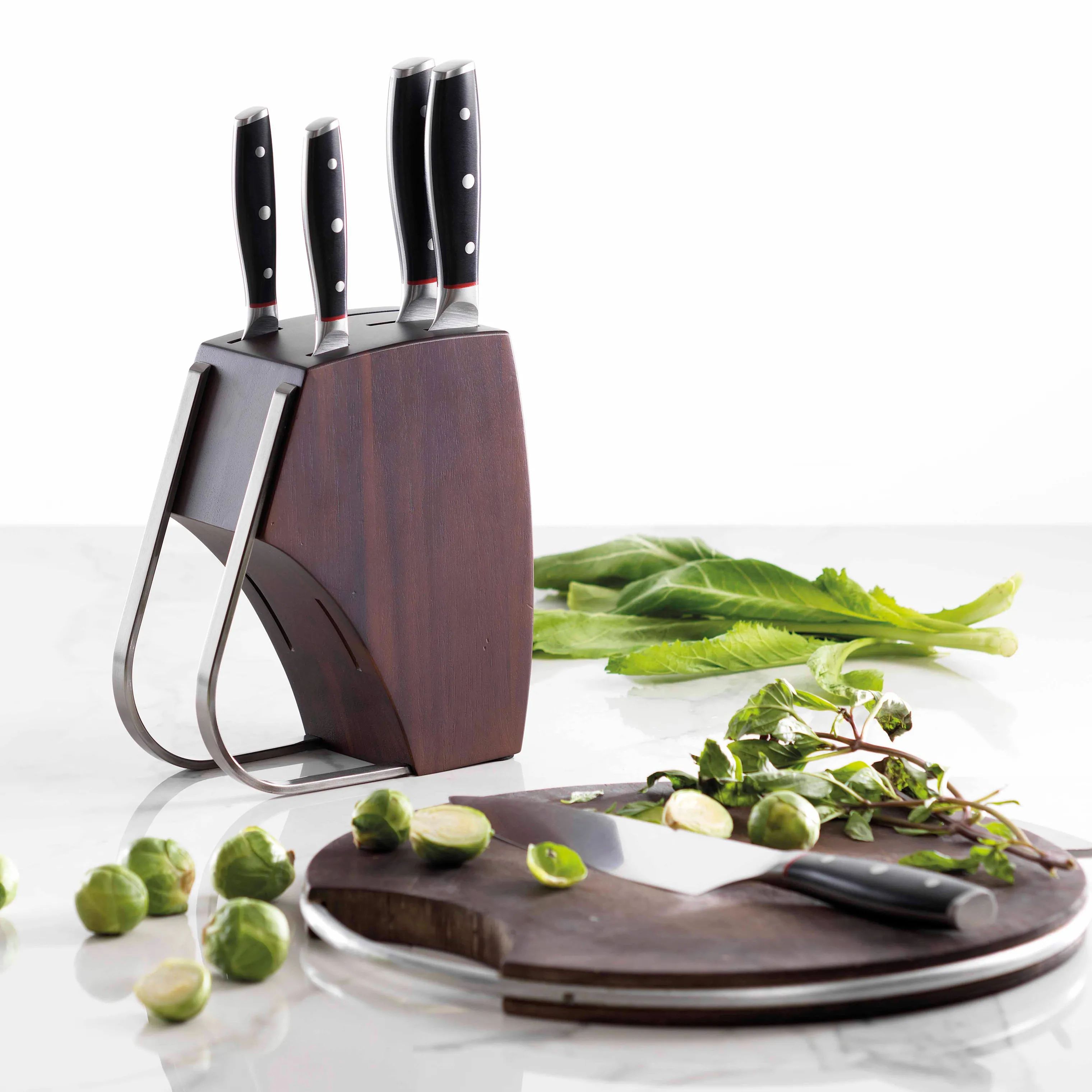 THE CUSTOM CHEF™ Knivblokke med knive Cuisine::pro®
iconiX™ Cuisine::pro iconiX™ Holz Knivblok - 6 dele i Brun/klar, 2