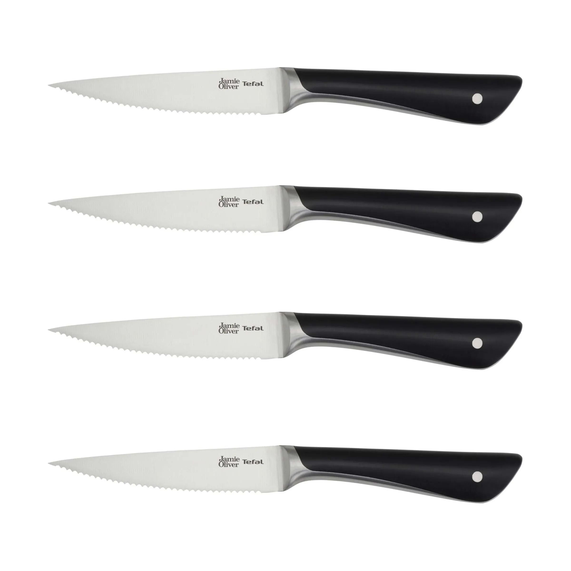 Jamie Oliver by Tefal Steakknive Jamie Oliver Knife Steakknive - 4 stk. i Sort, 1