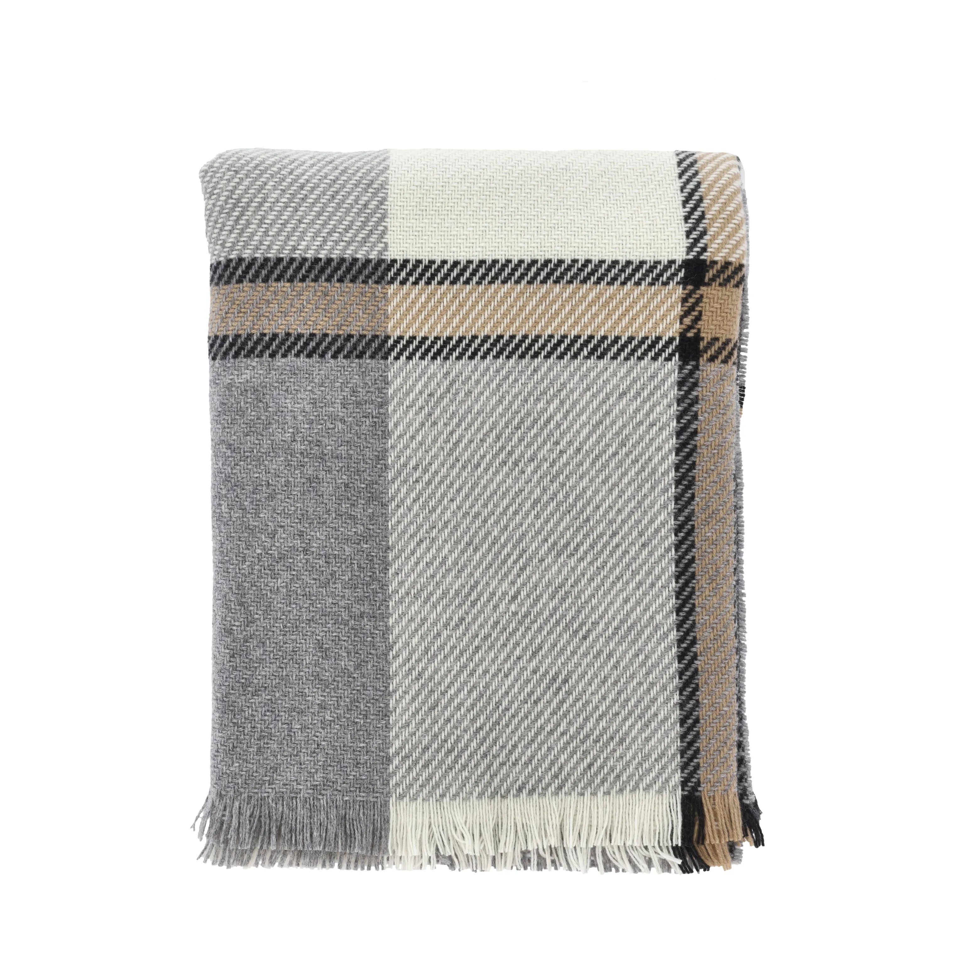 Södahl Plaider Precise Plaid i Grey, 1