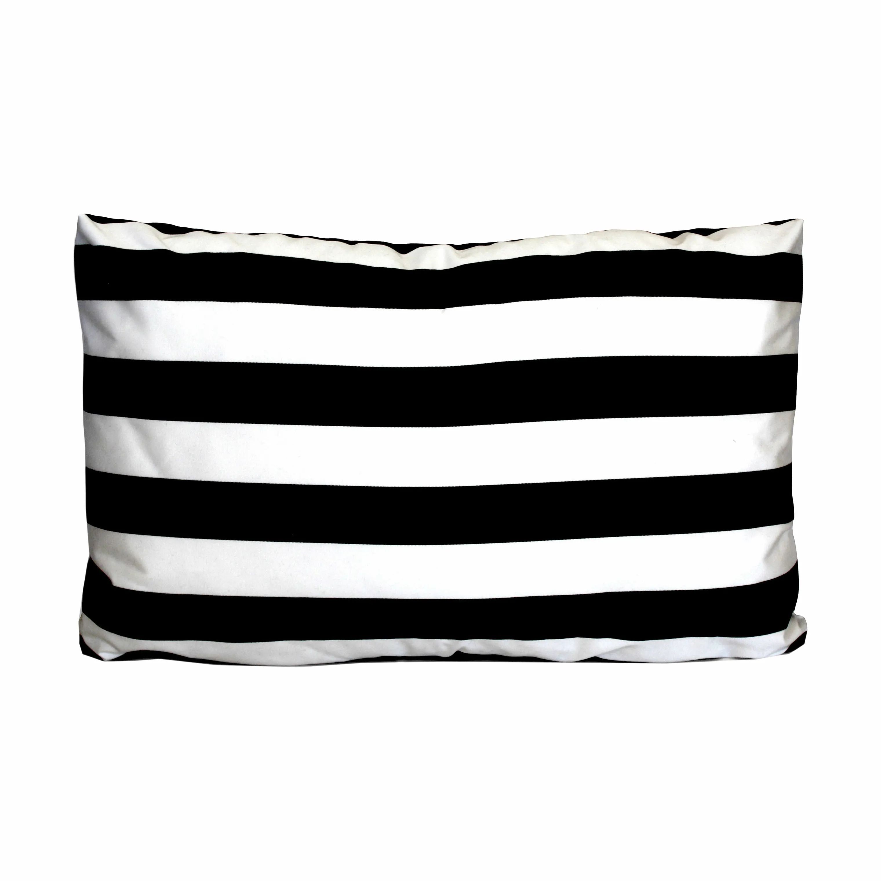 TRIMM Copenhagen Havehynder Pude i Graphite/hvid, H35 x B55 cm, 1