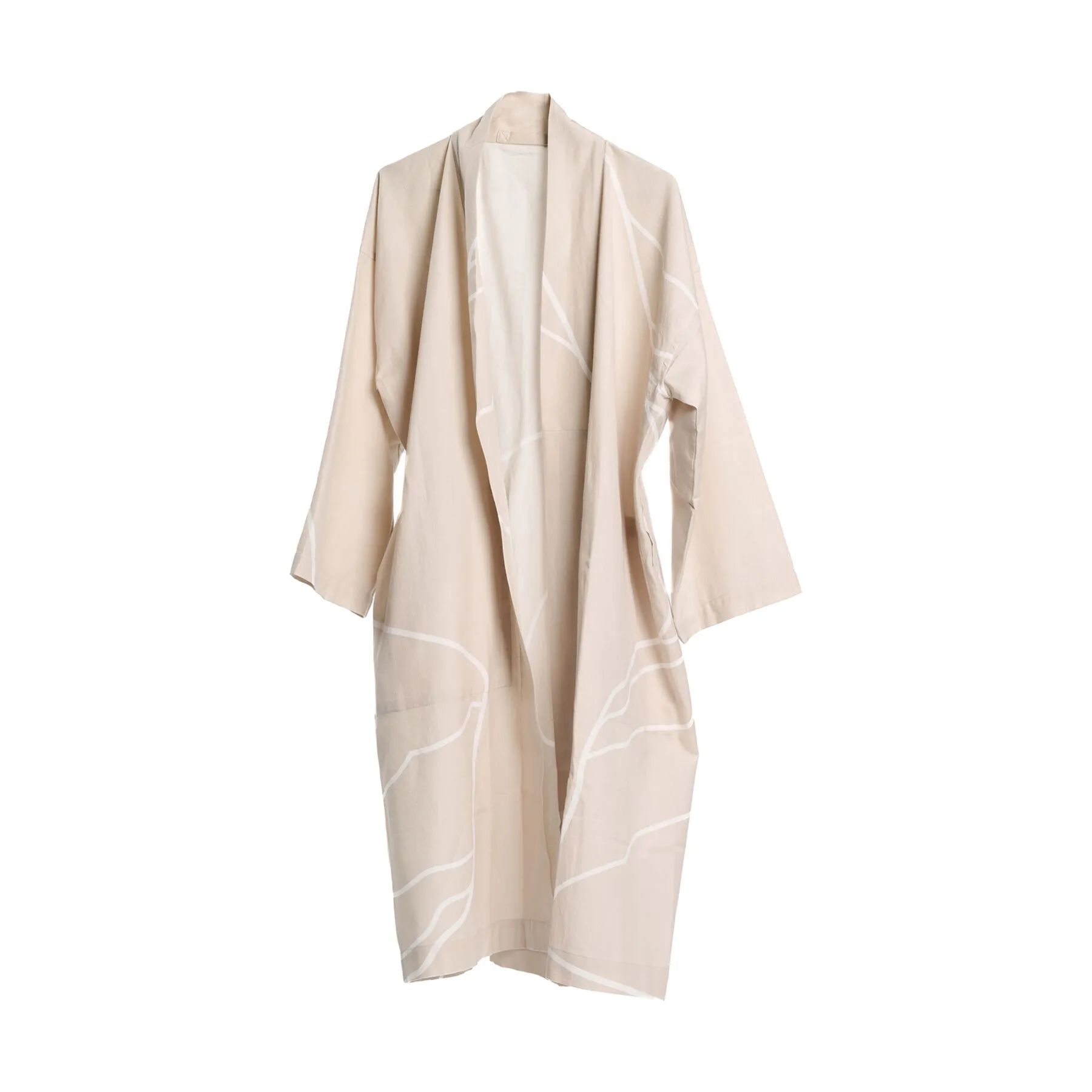 The Organic Company Morgenkåber Reconnect Morgenkåbe i Beige, S/M, 2