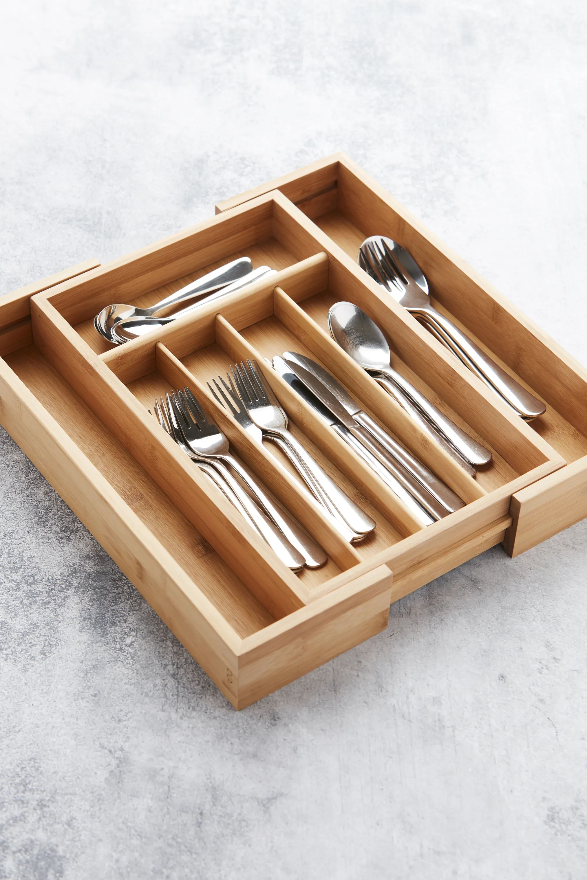 Point Virgule Bestikindsatser Bestikbakke i Natural wood, 2