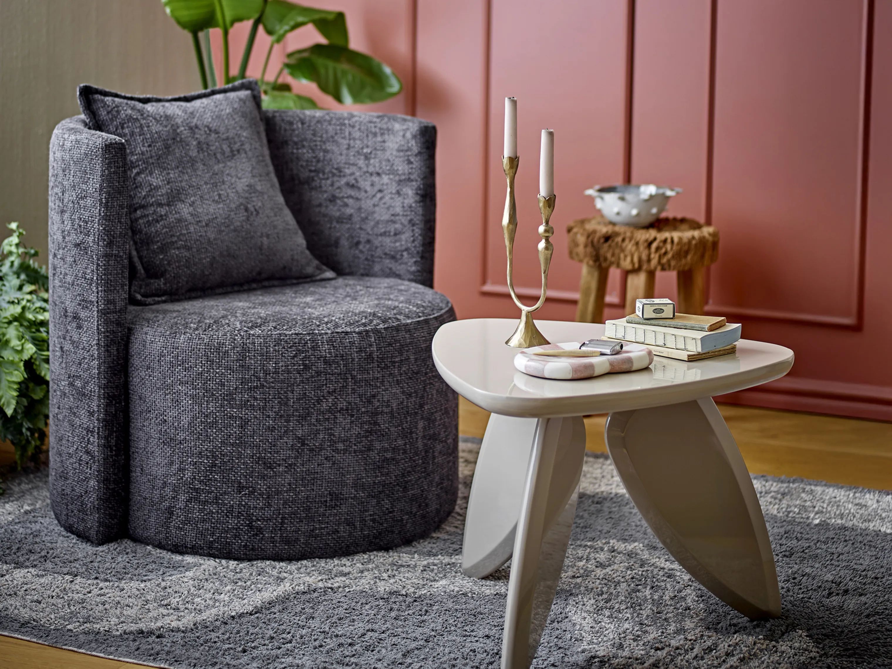 Bloomingville Kronelysestage Vesc Lysestage i Messing, 2