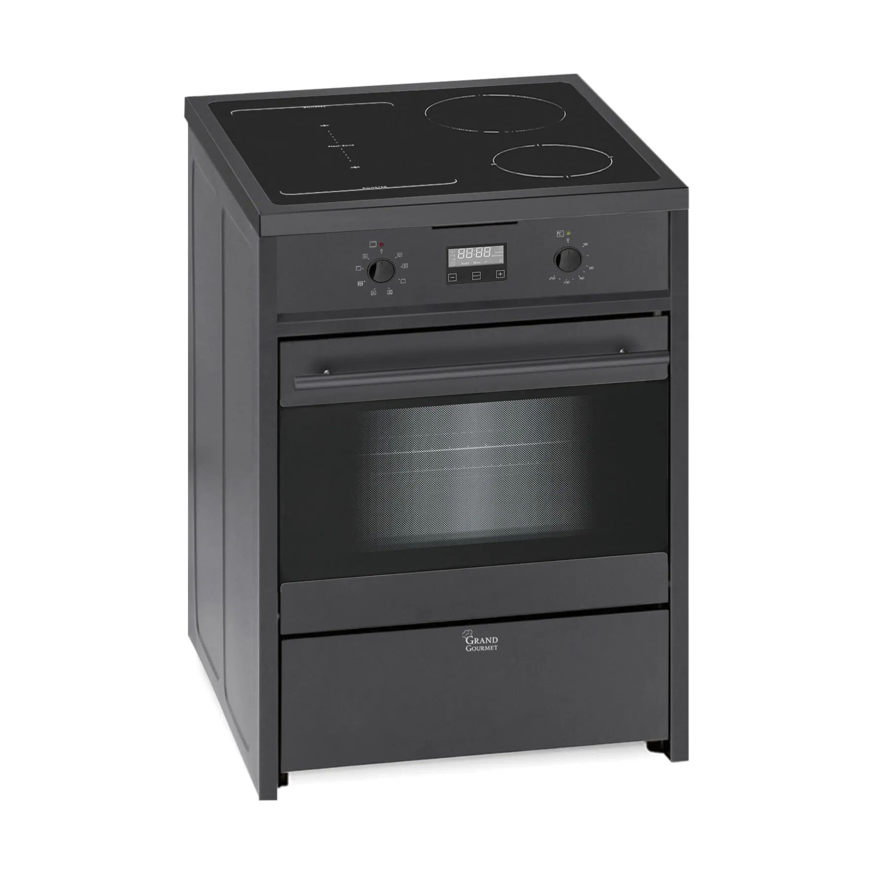 Grand Gourmet Komfurer Komfur IC60B i Matsort, 1
