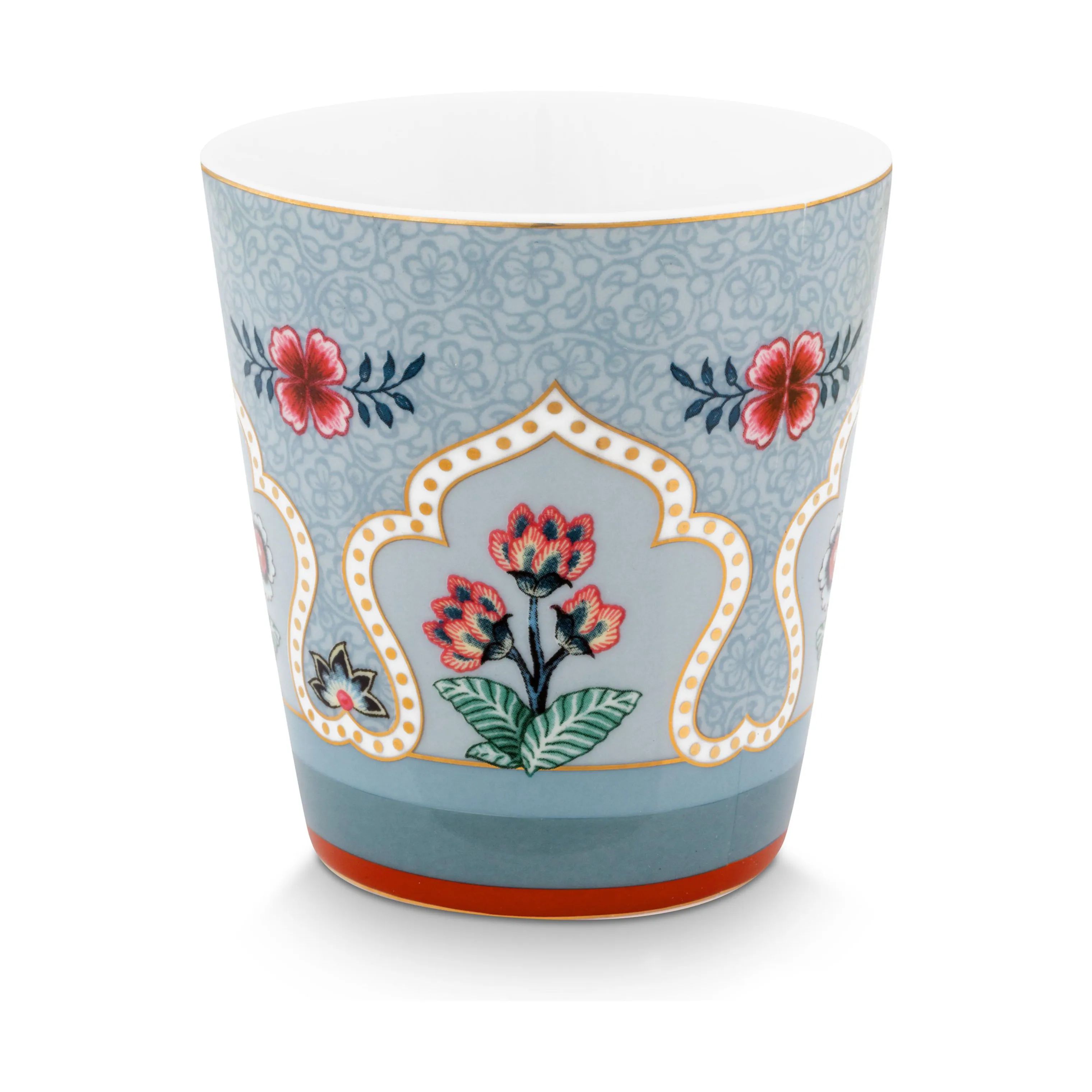 PIP Studio Krus og kopper med hank Flower Festival Krus - 4 stk. i Blue, 2