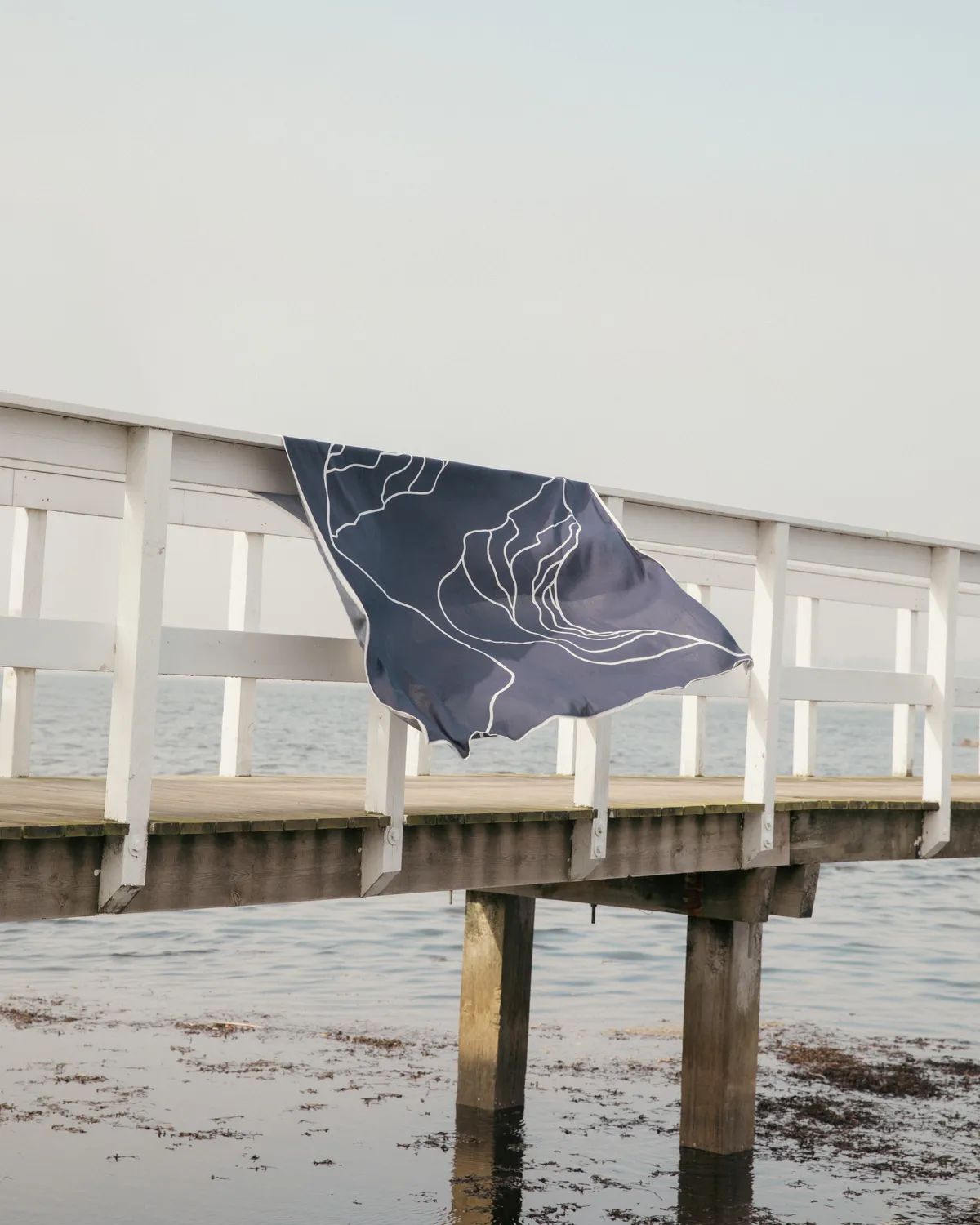 The Organic Company Morgenkåber Reconnect Wrap Tæppe i Blå, 2