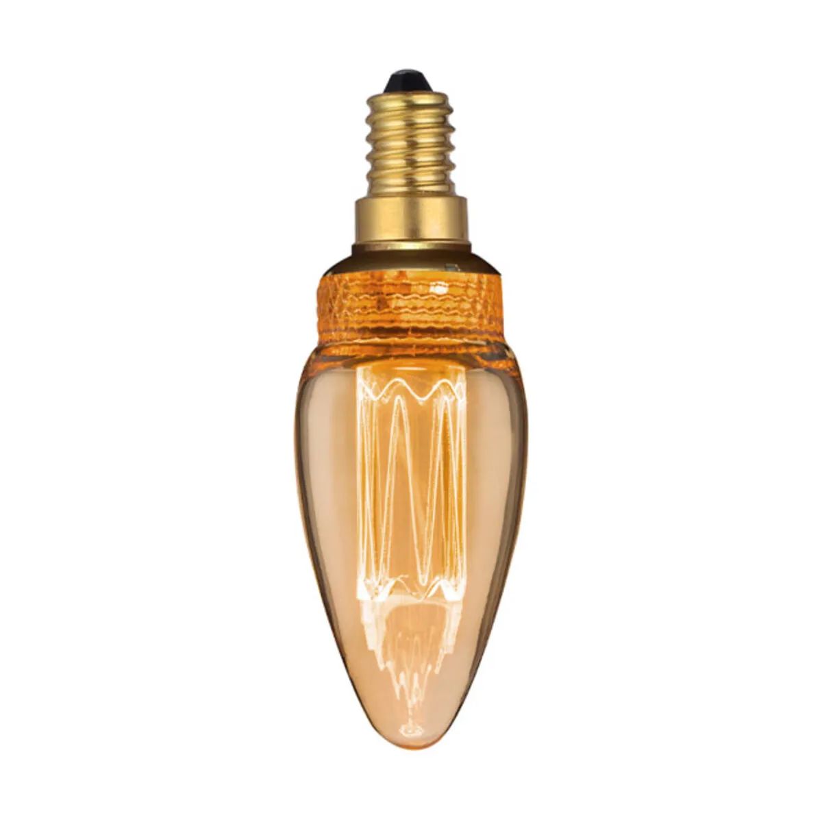Halo Design LED-pærer Colors Dim LED Kerte Lyspære i Amber, 1