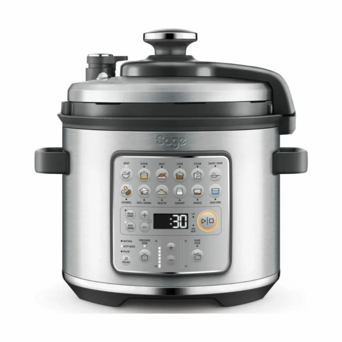 Sage Slowcookere og multicookere The Fast Slow Go Multicooker i Stål, 1