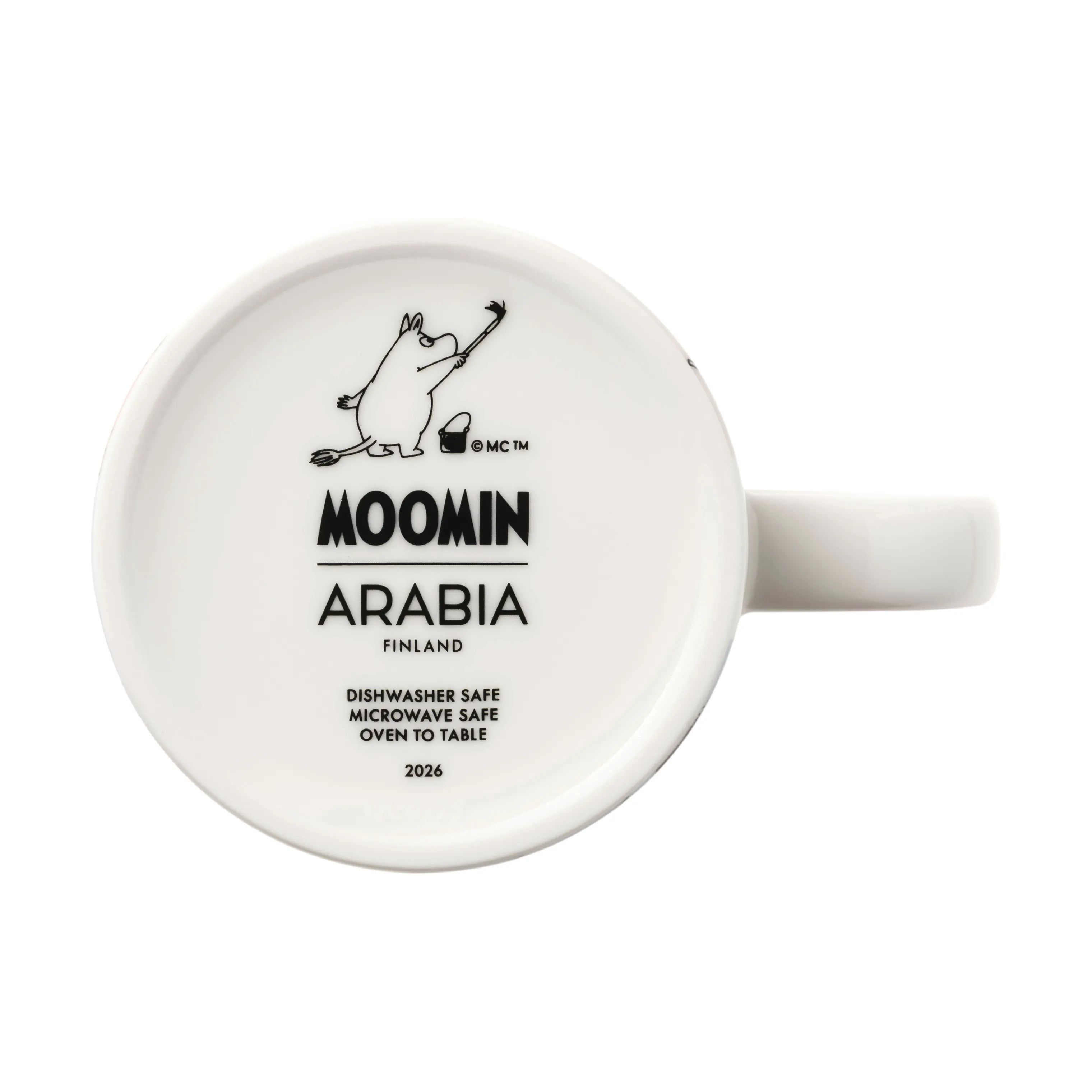 Moomin Arabia Krus og kopper med hank Krus - Ferieklar i Ferieklar, 30 cl, 4