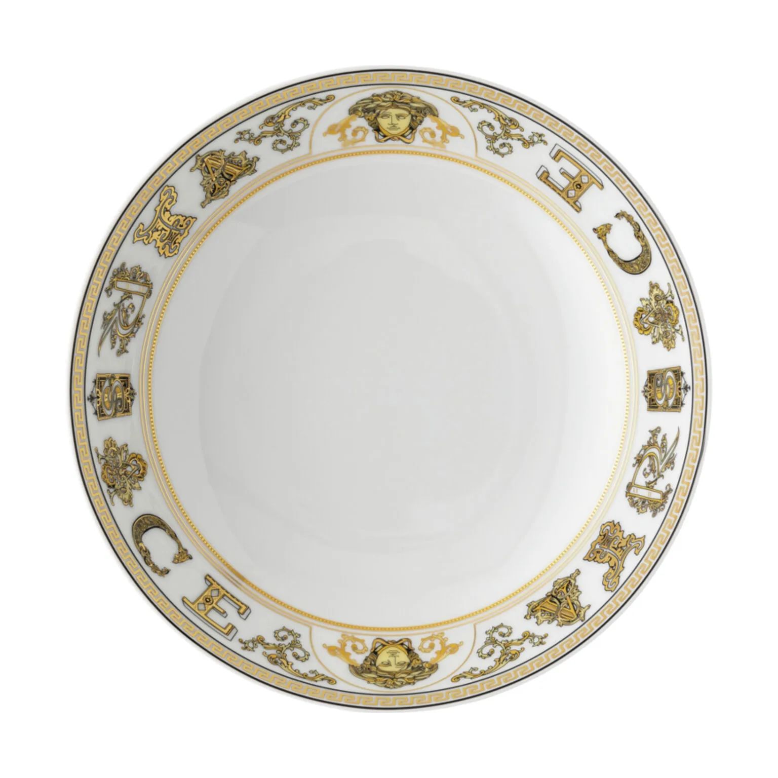 Versace Dybe tallerkener Virtus Dyb Tallerken i Hvid, 1