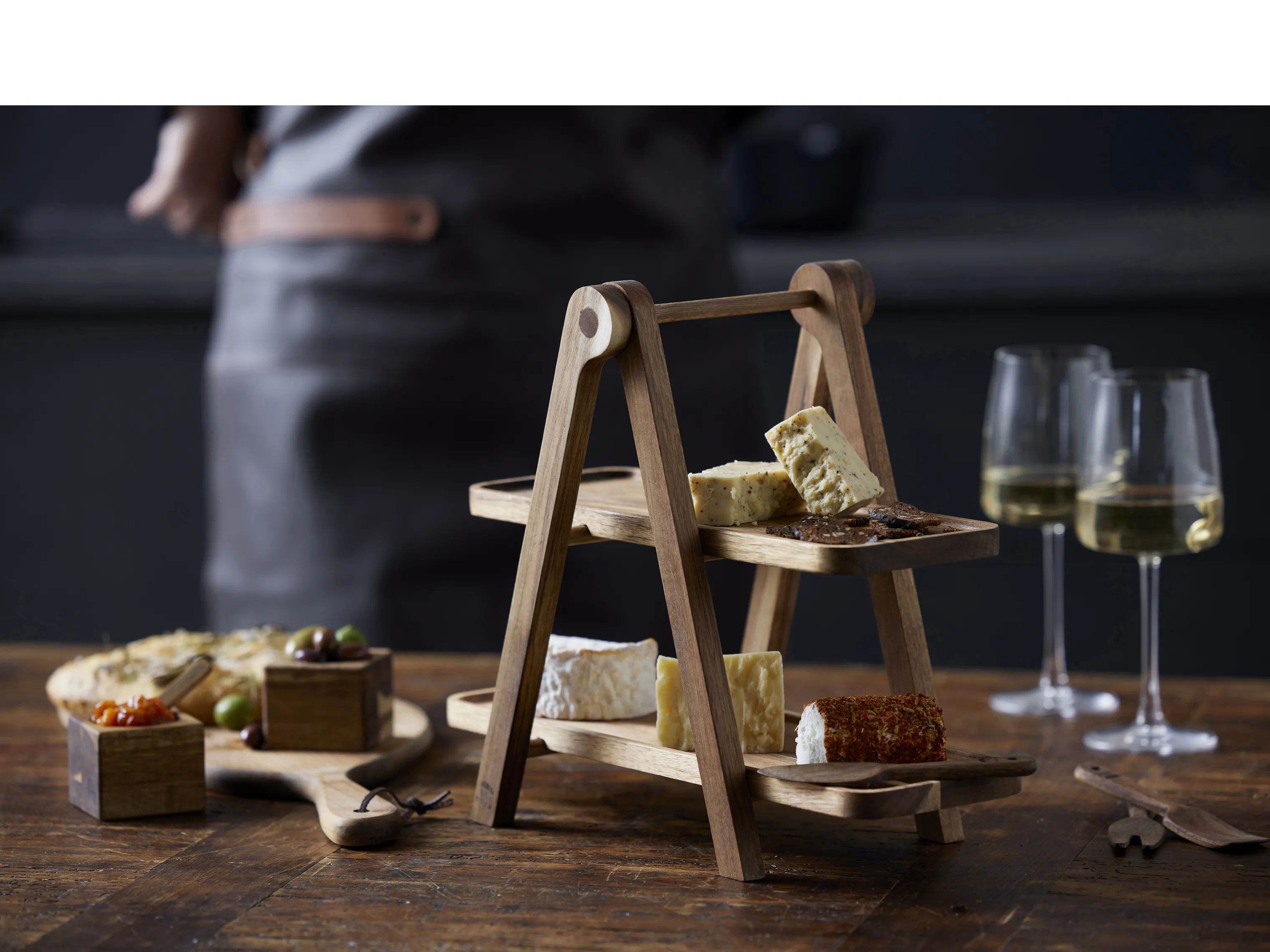 Holm Serveringsfade Serveringsopsats i Natur, 2