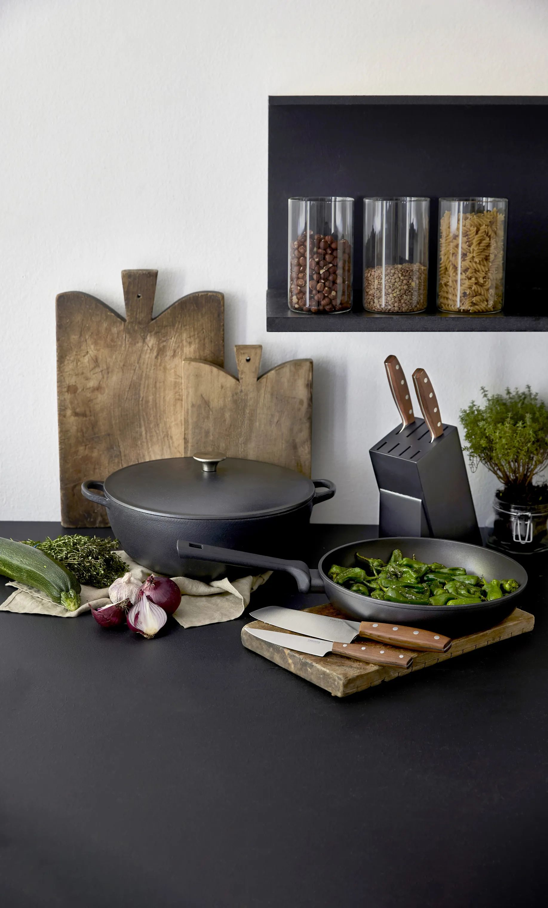 Cook & Baker Knivblokke Knivblok i Sort, 3