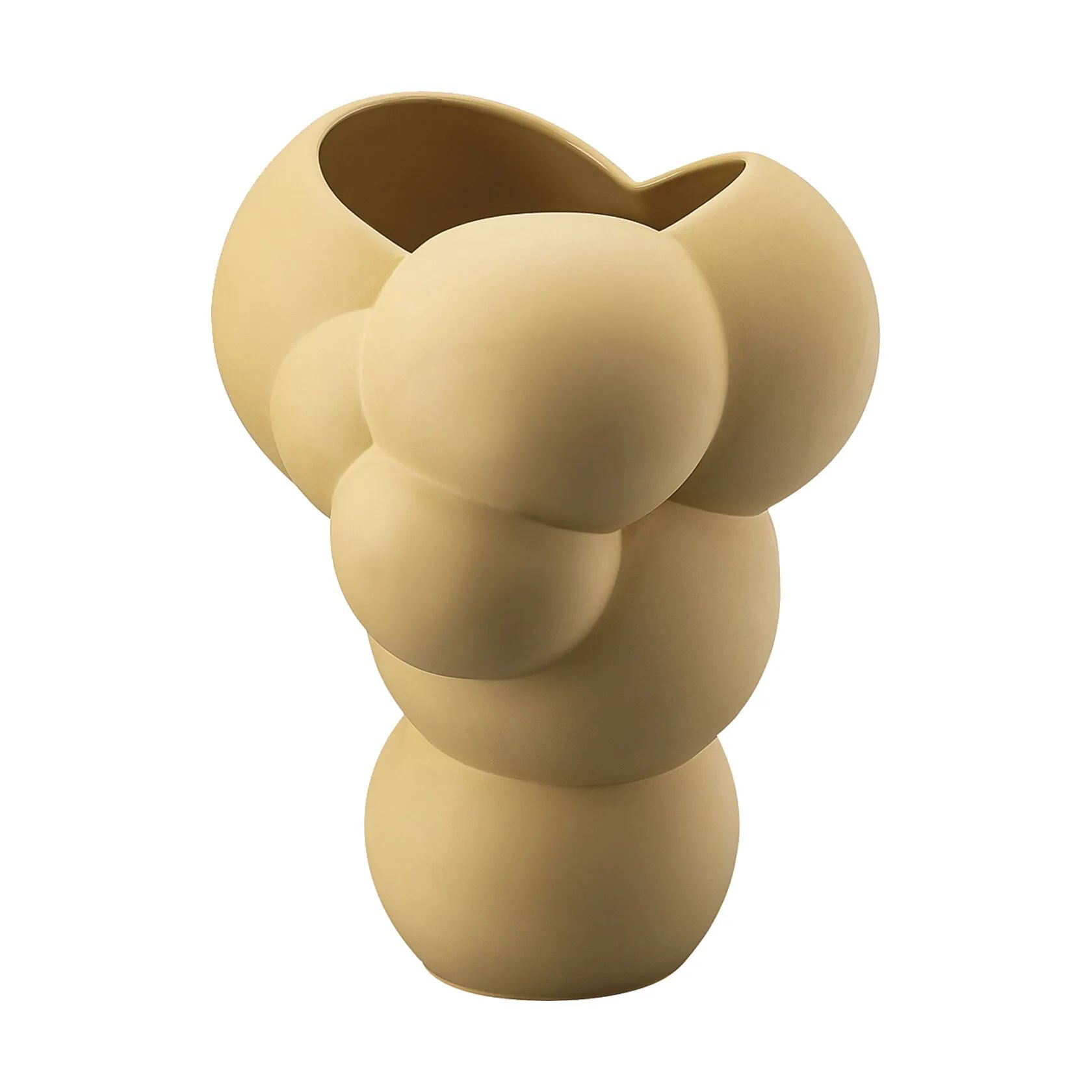 Rosenthal Vaser Skum Vase i Gul, 26 cm, 1