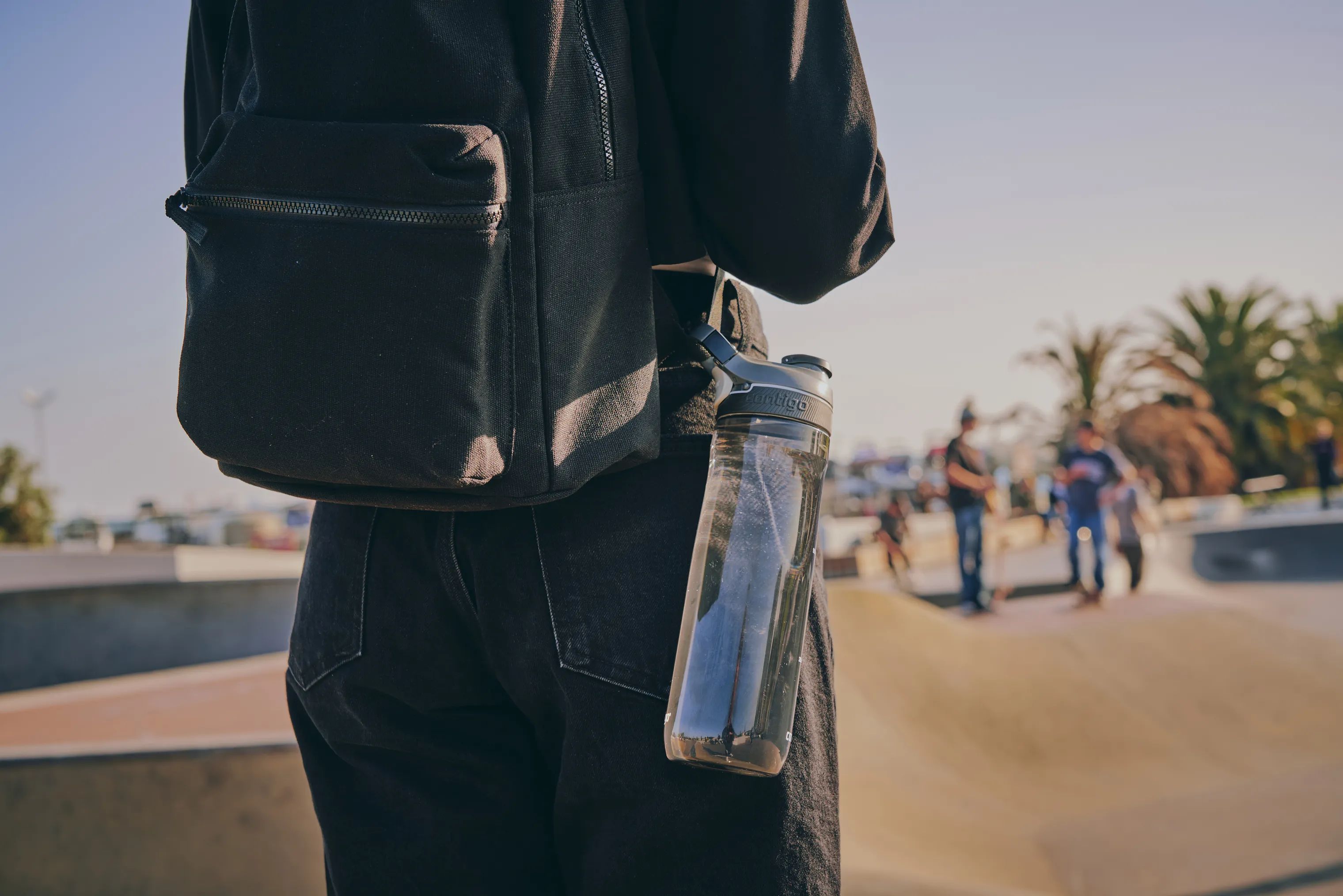 Contigo Drikkedunke Cortland Drikkeflaske i Smoke, 2