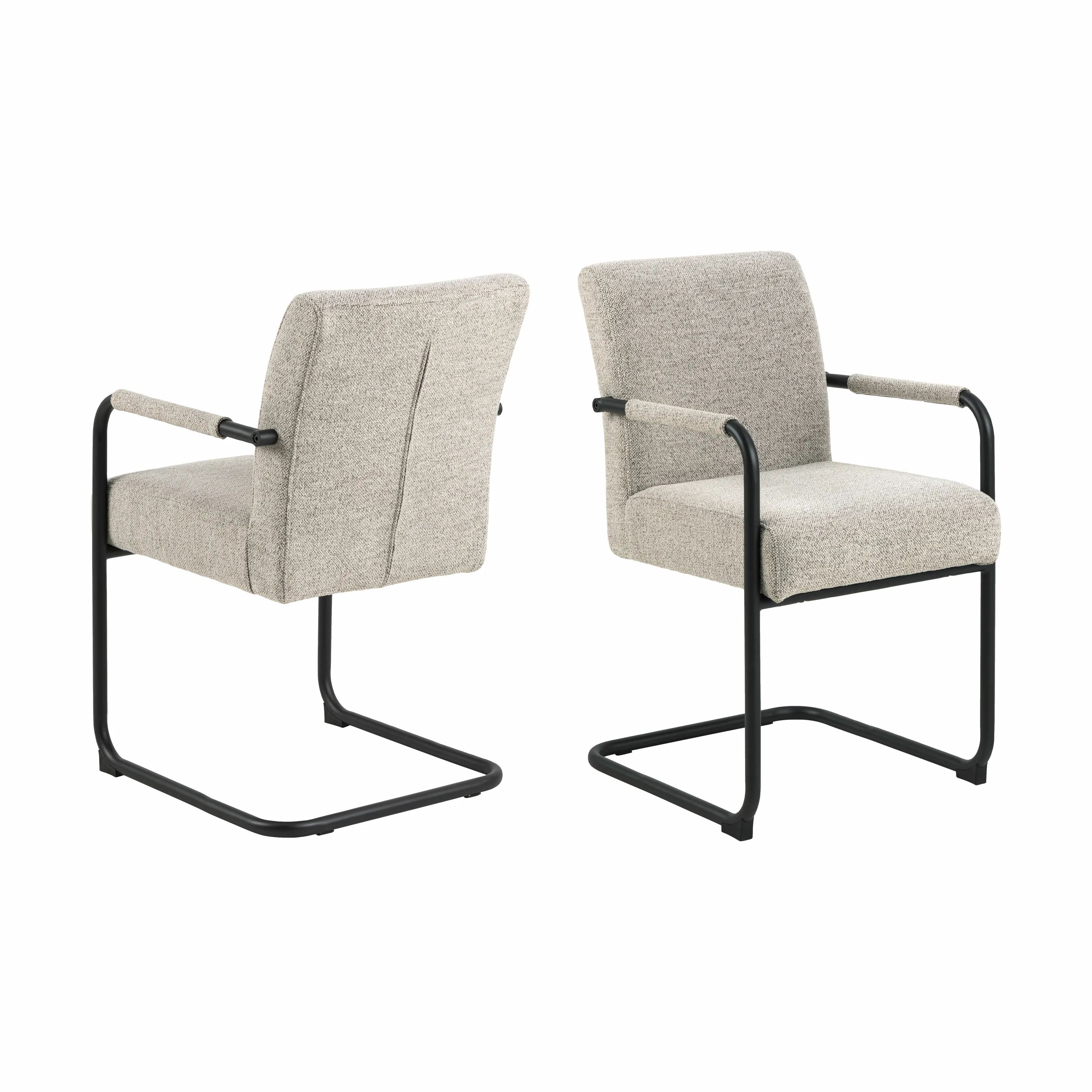 CASA Living Spisebordsstole Adele Spisebordsstol - 2 stk. i beige, 8