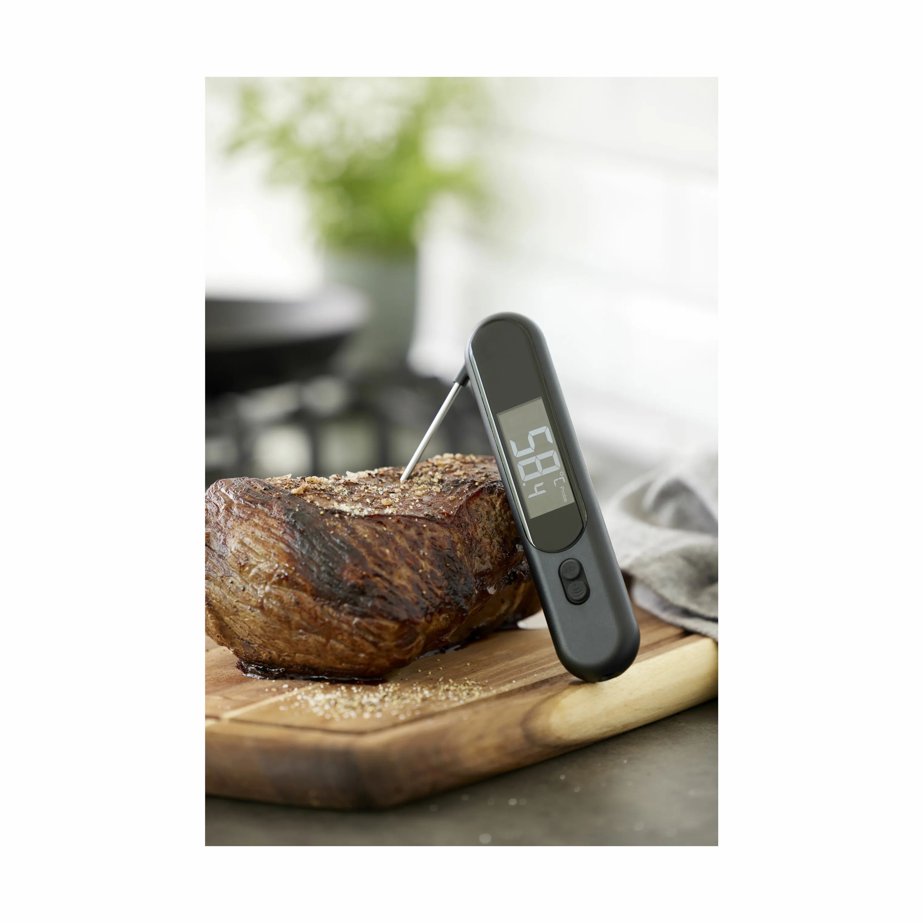 Nordic Sense Stegetermometre 2-i-1 Infrarødt Stegetermometer i Sort, 3
